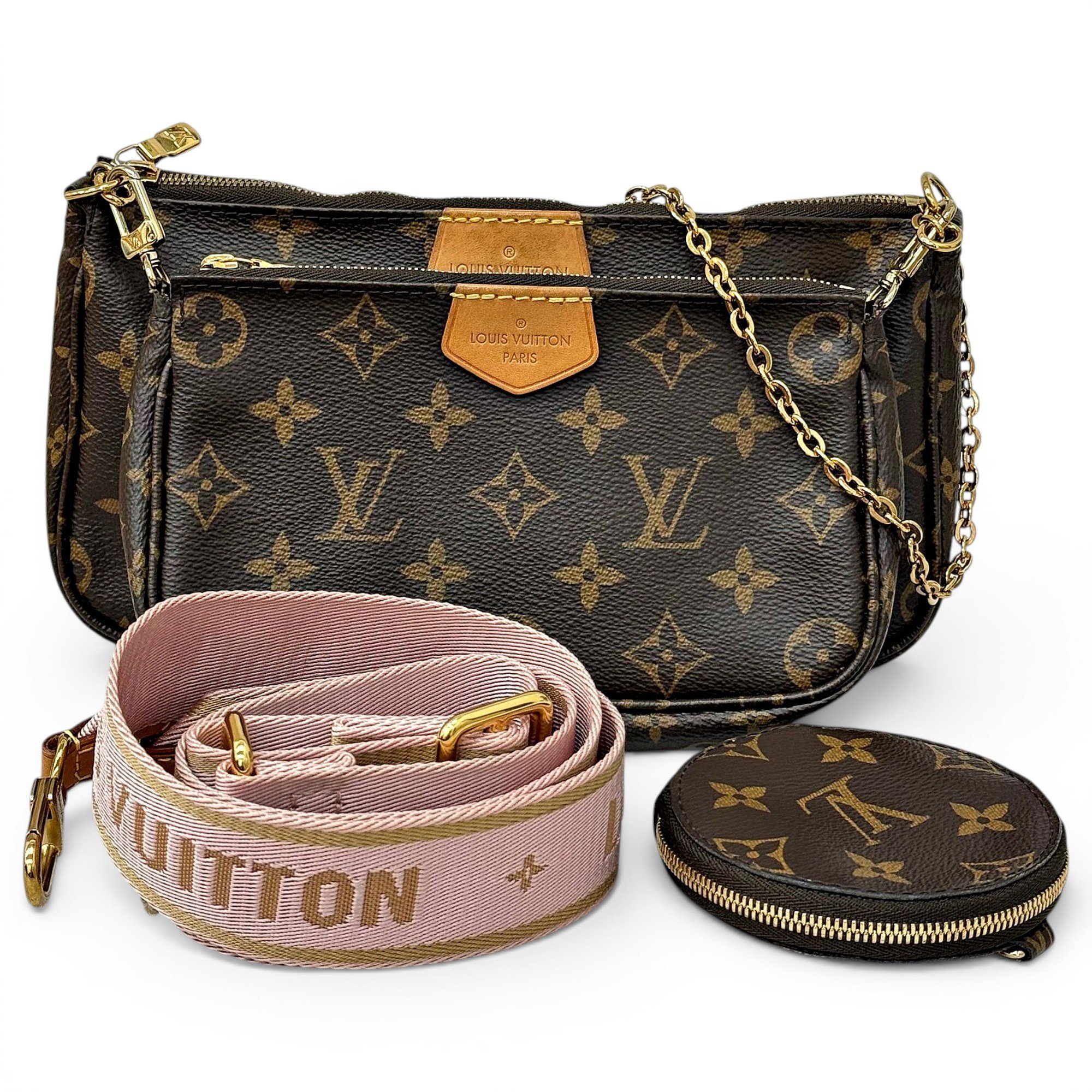 Multi Pochette Accessoires leather handbag