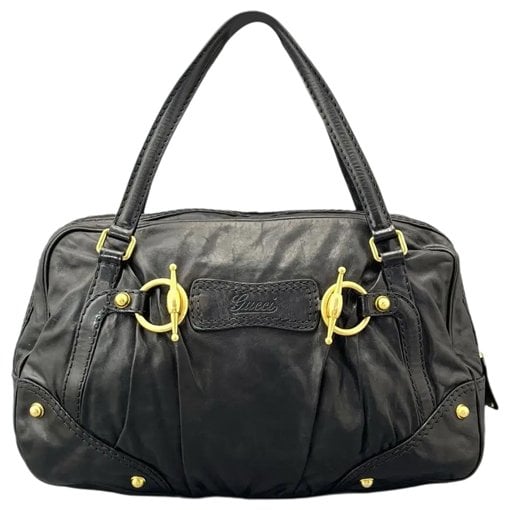 Jockey leather handbag