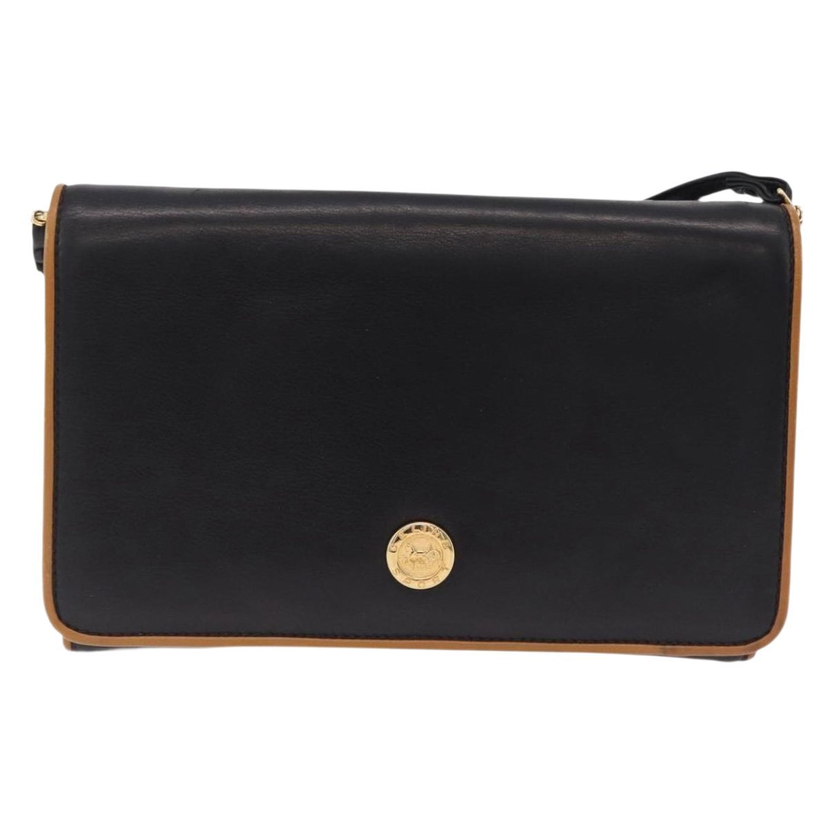 Celine Case flap leather handbag