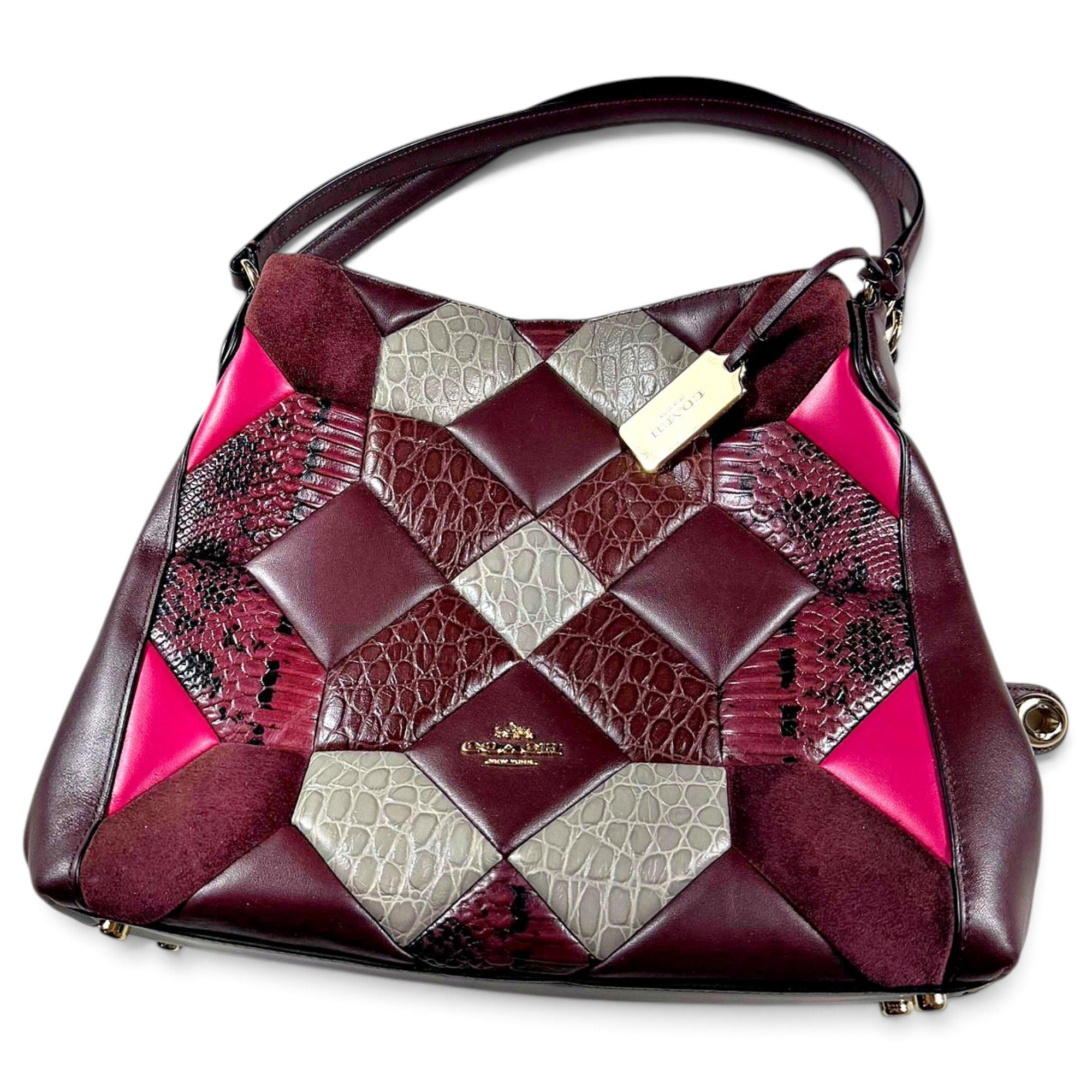 Coach Edie leather handbag