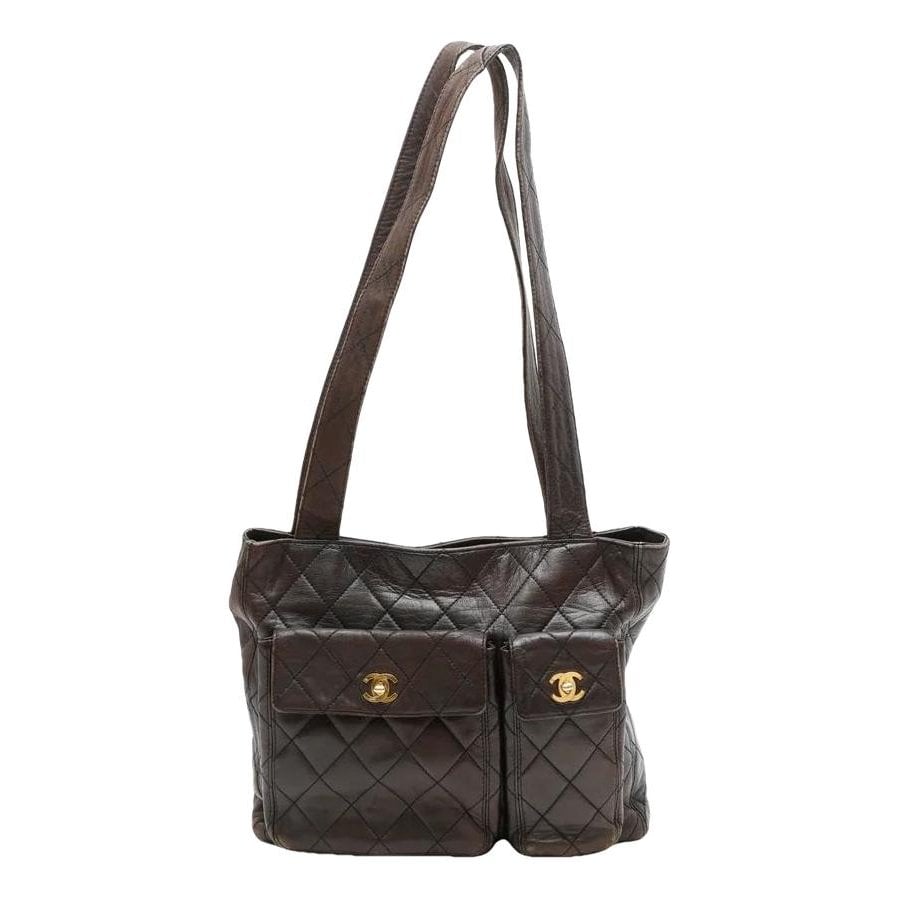 Leather tote