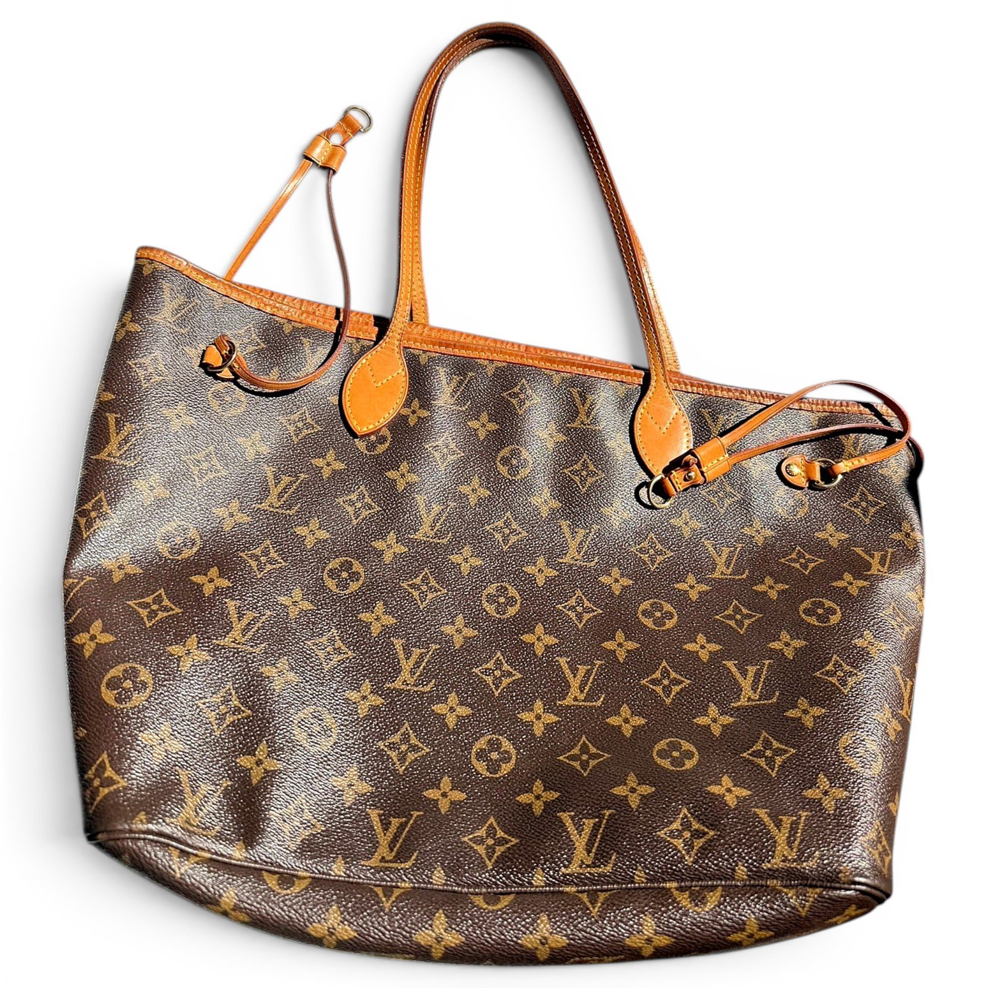 Neverfull leather tote