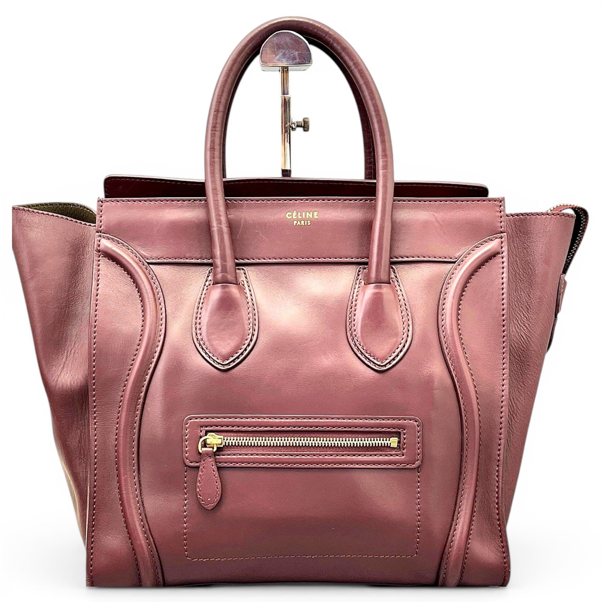 Luggage leather handbag