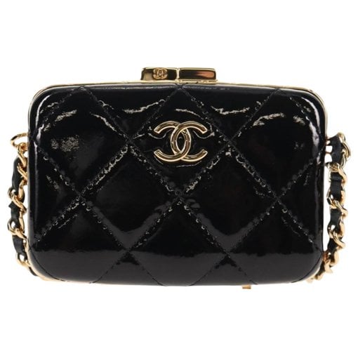 Patent leather handbag