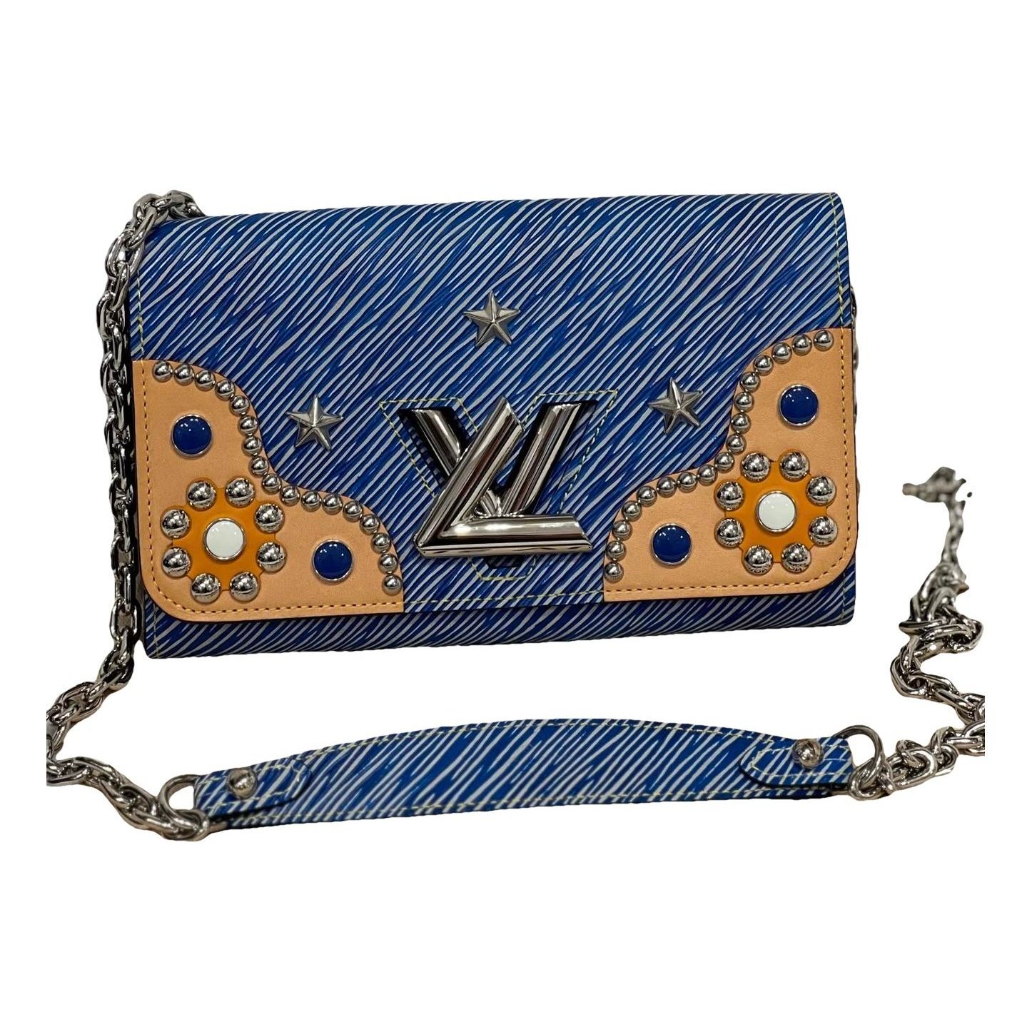 Twist Belt Wallet On Chain leather crossbody bag