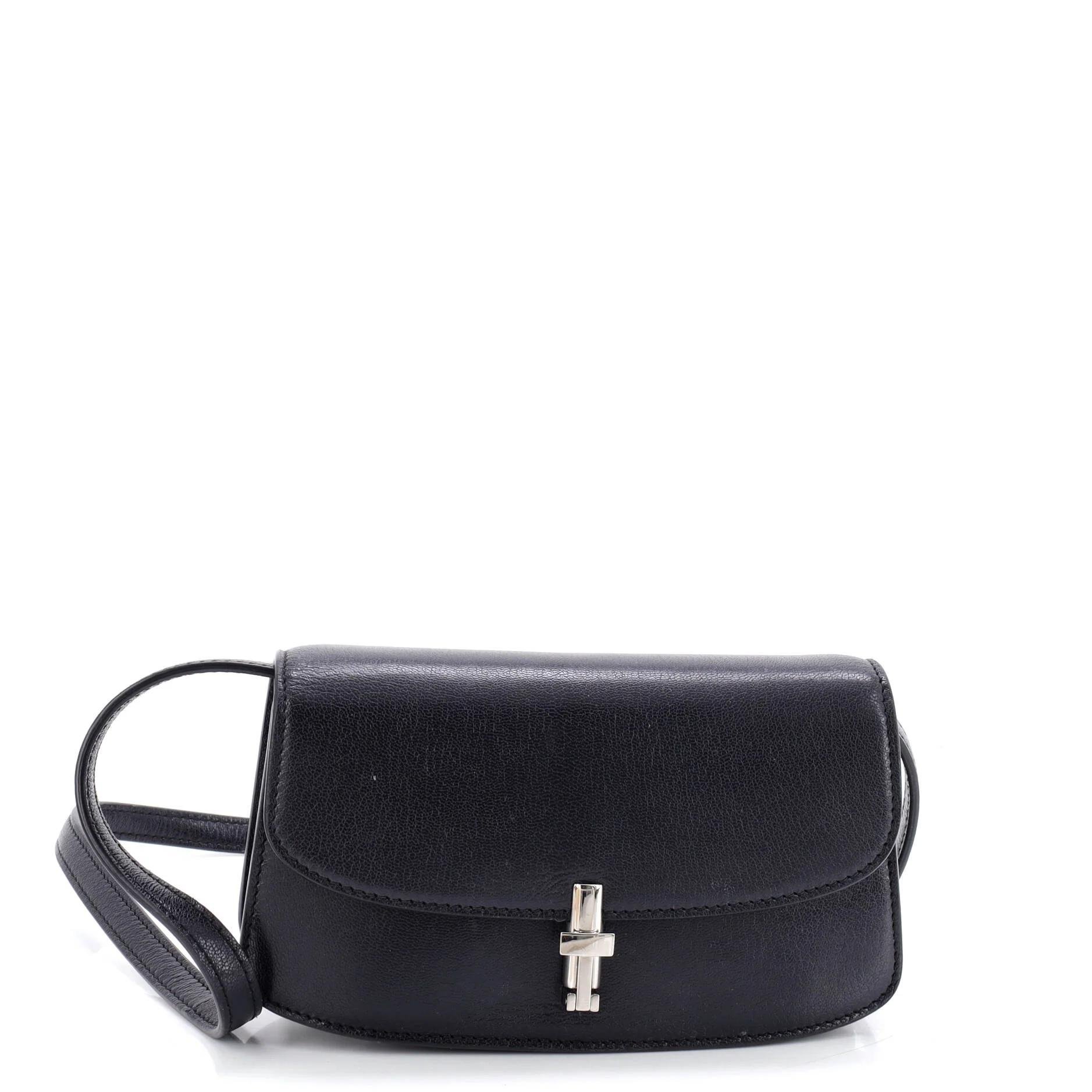 The Row Leather crossbody bag