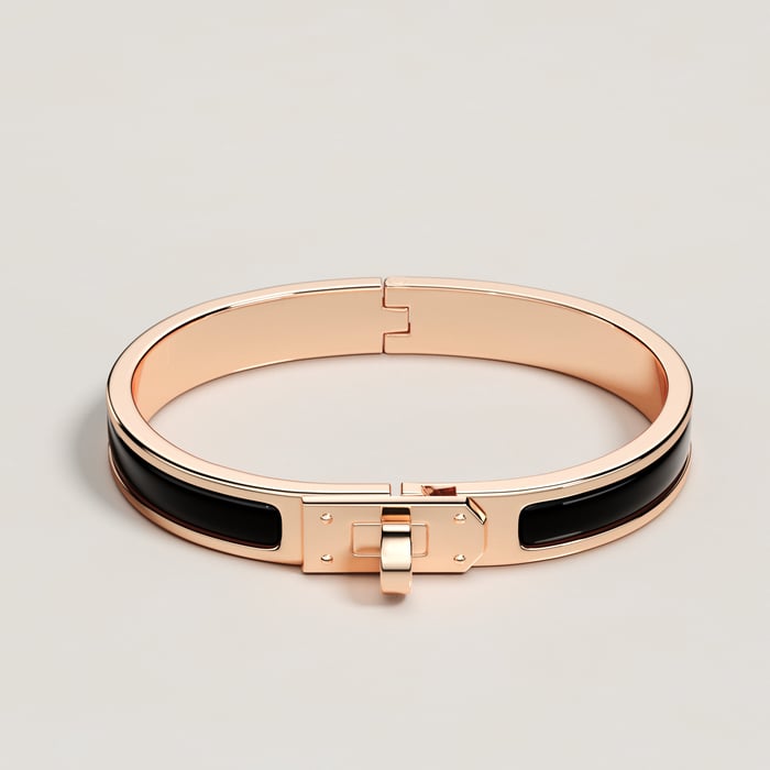 Noir Mini Clic Kelly Bracelet
