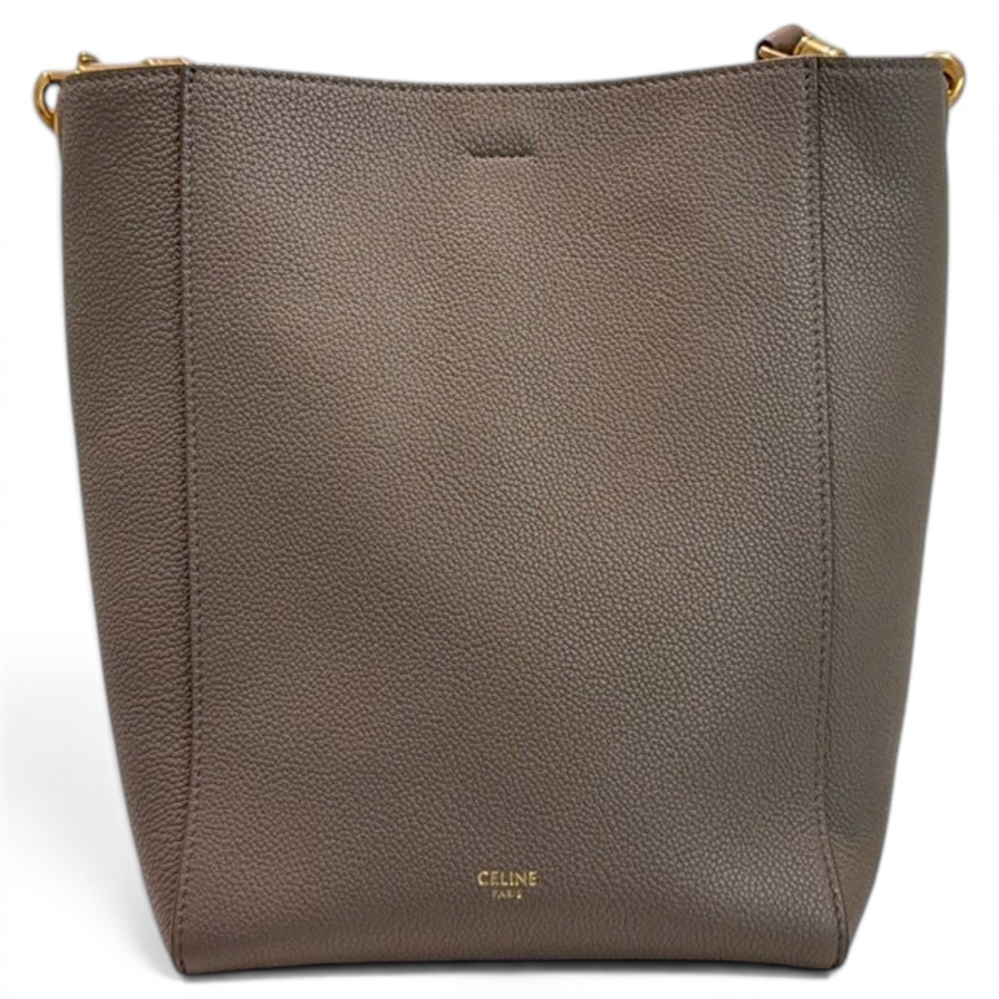 Seau Sangle leather handbag