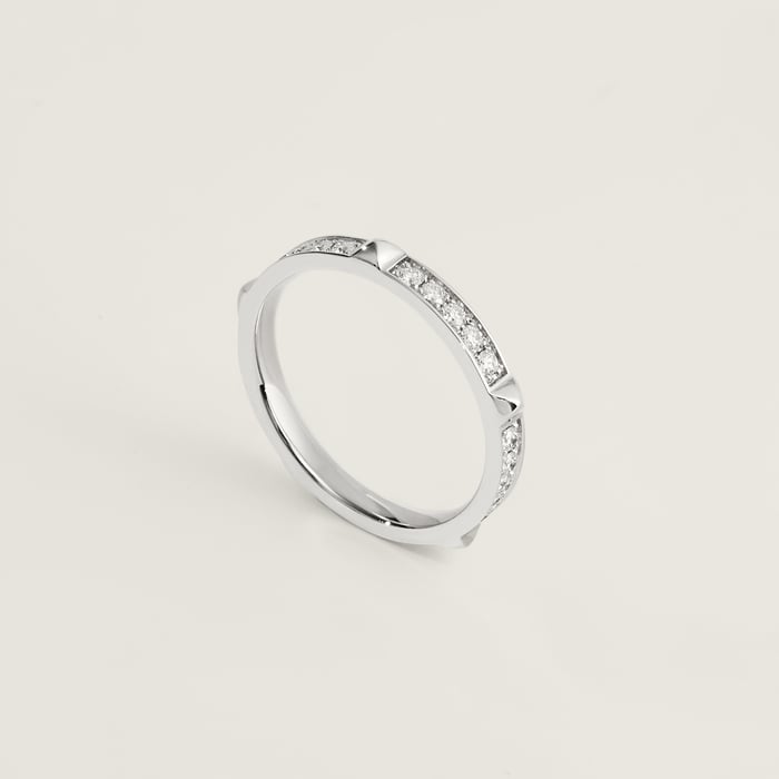 Sans Coloris Hermès Clou d'H Ring, Very Small Model