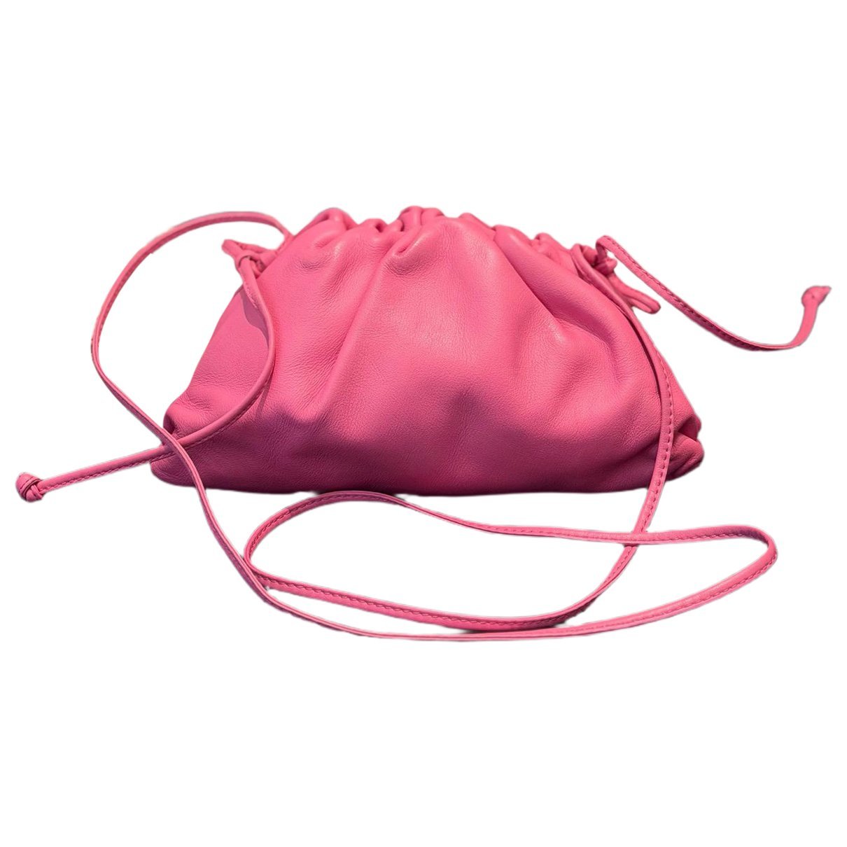 Pouch leather handbag