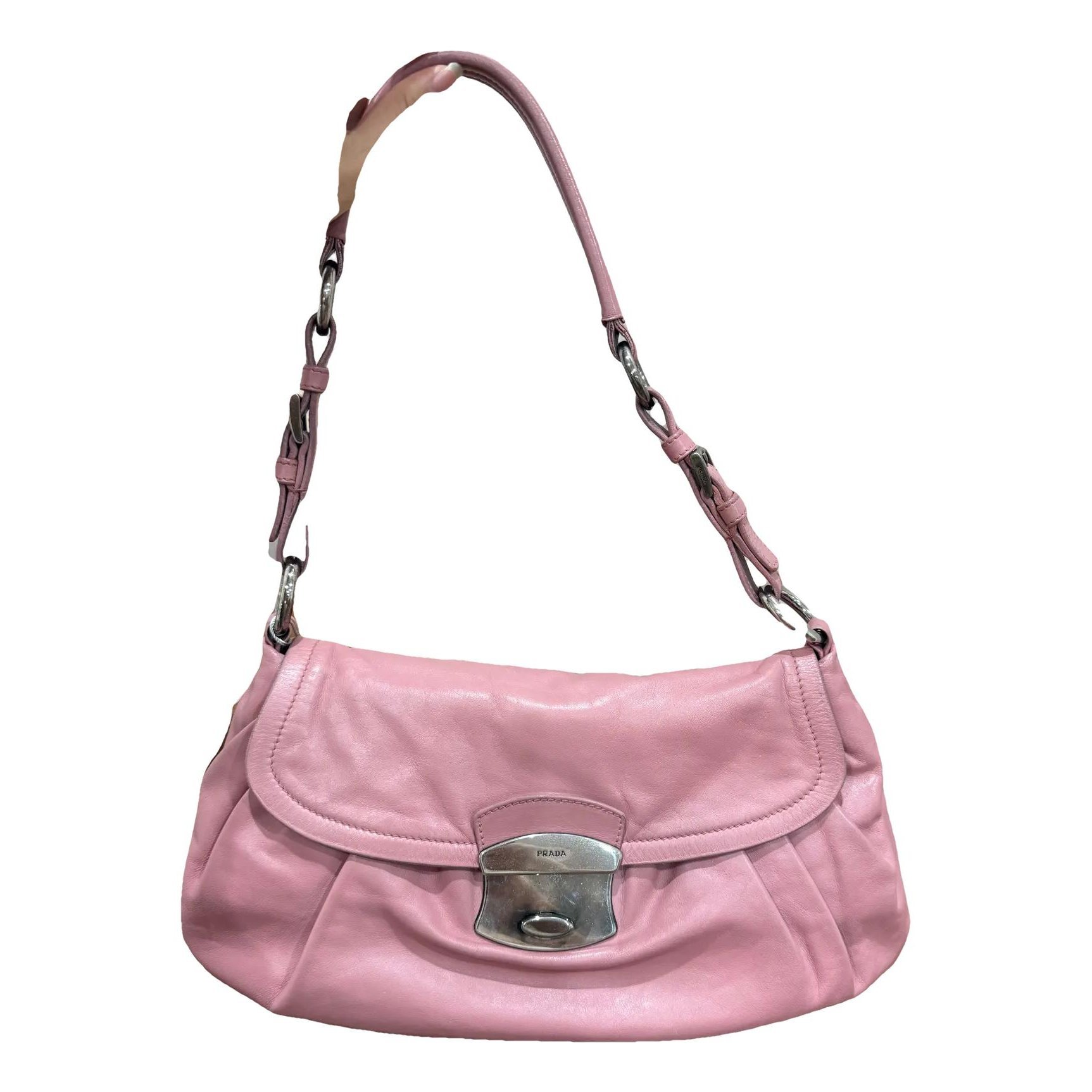 Moon leather handbag