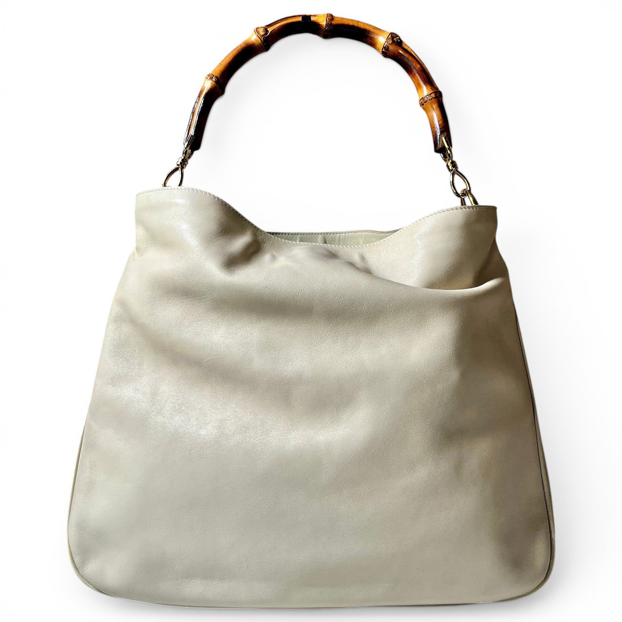 Vintage Bamboo Hobo leather handbag