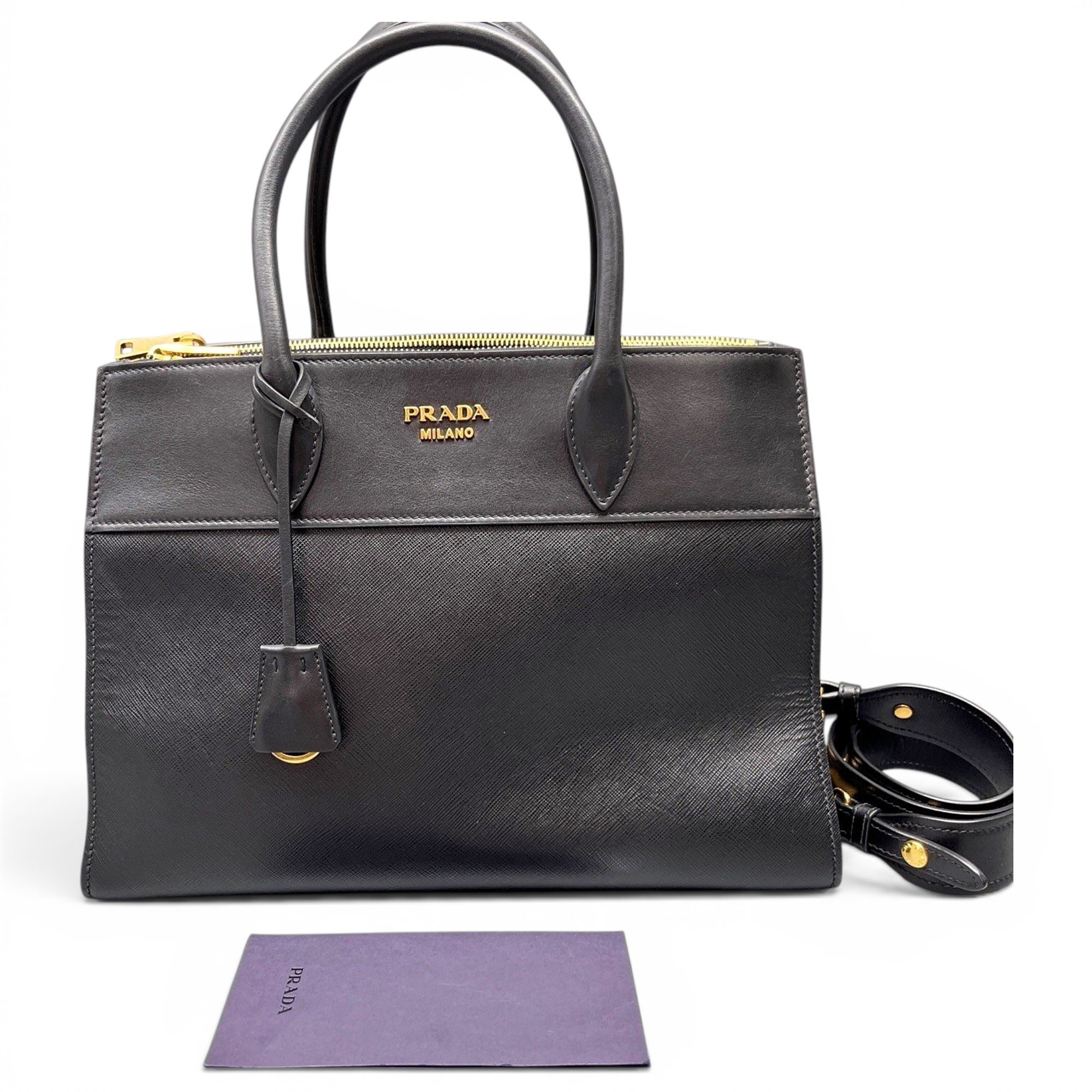 Galleria leather handbag
