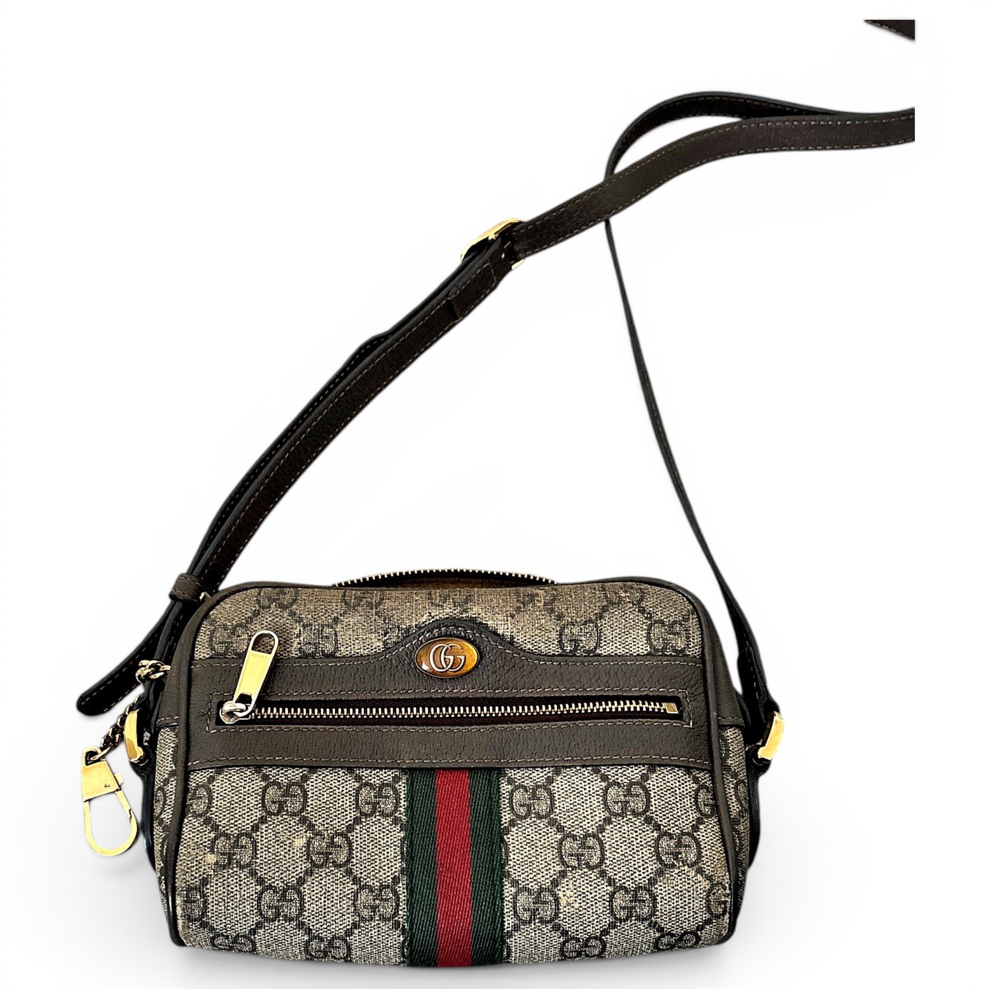 Ophidia cloth crossbody bag
