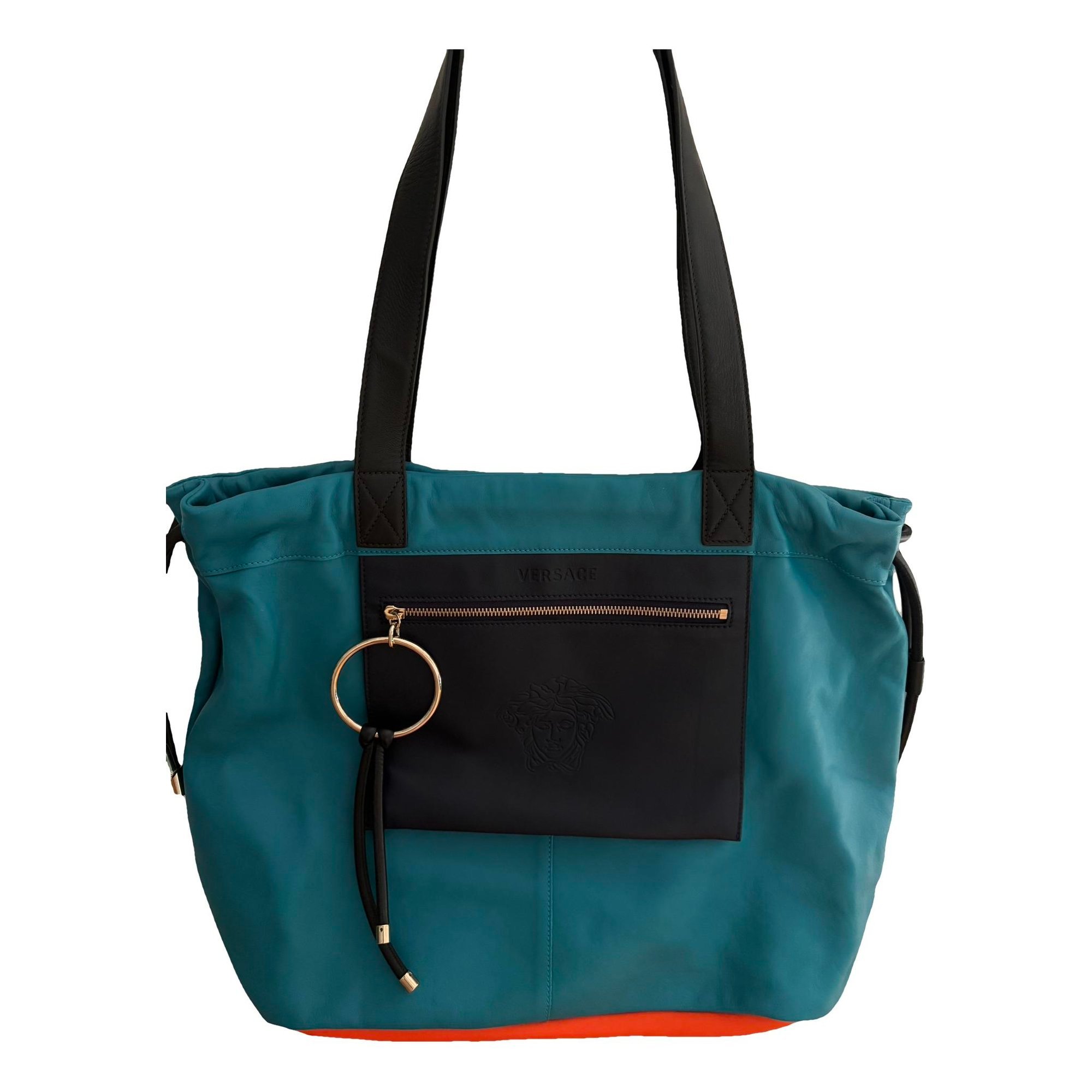Leather tote