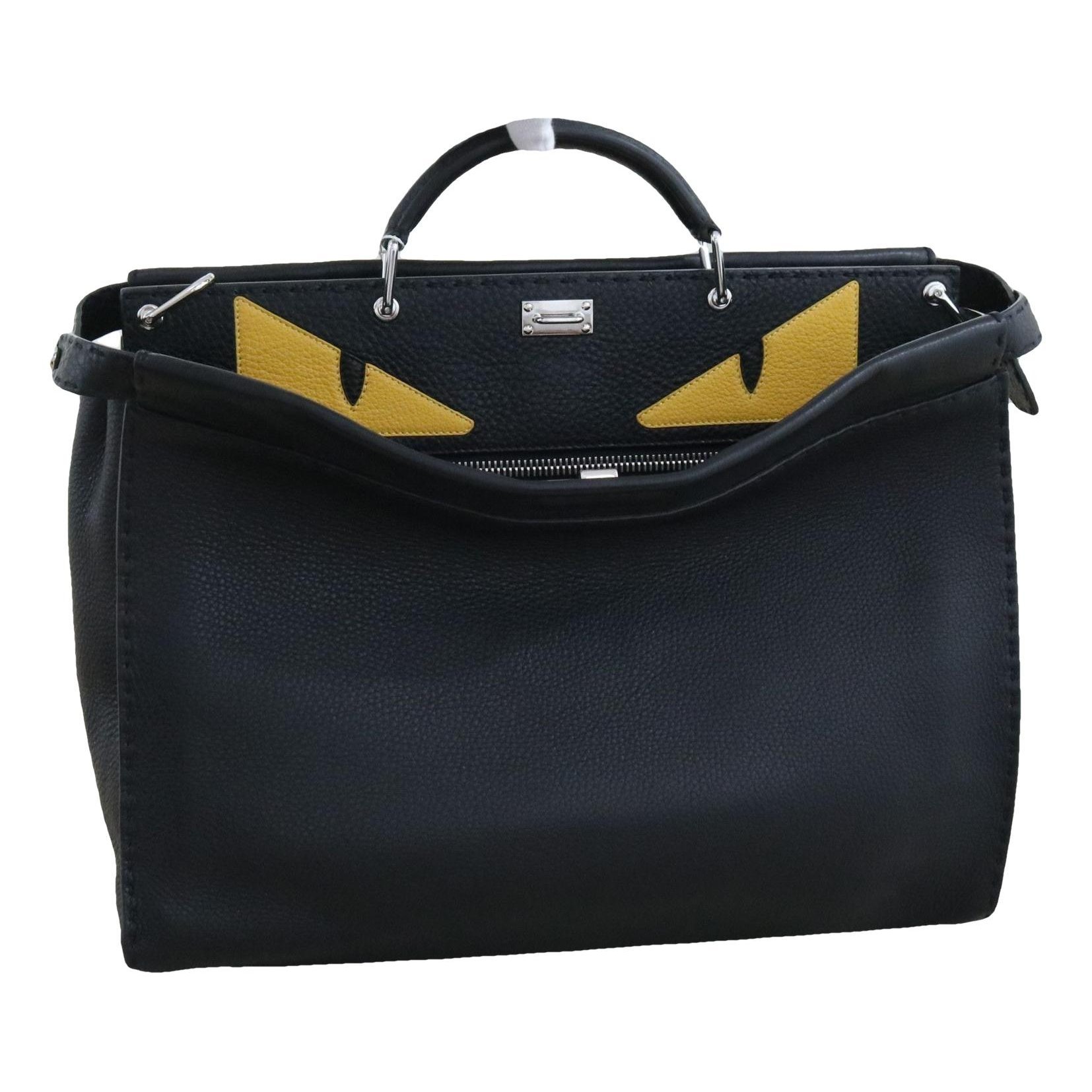 Peekaboo leather handbag