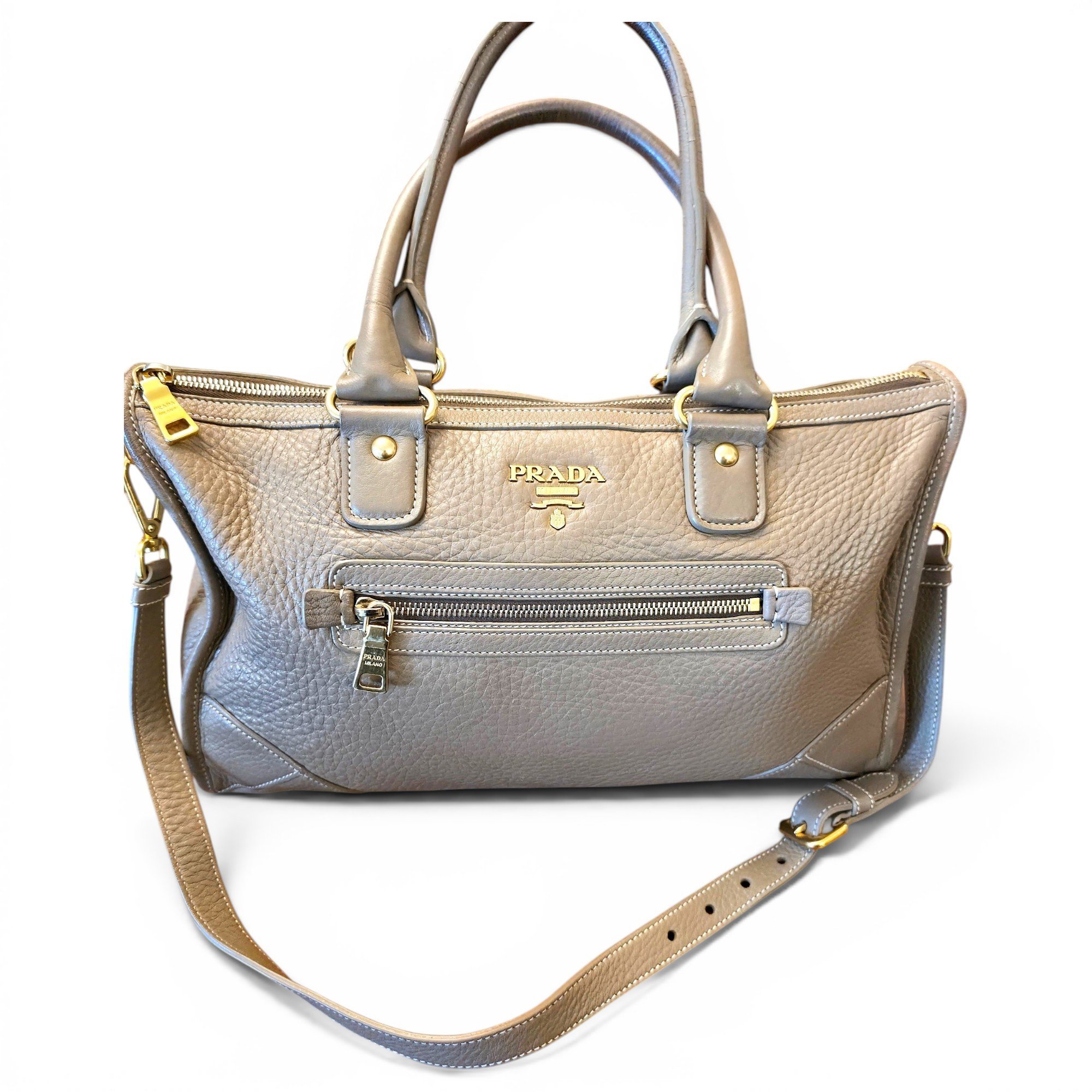 Leather tote