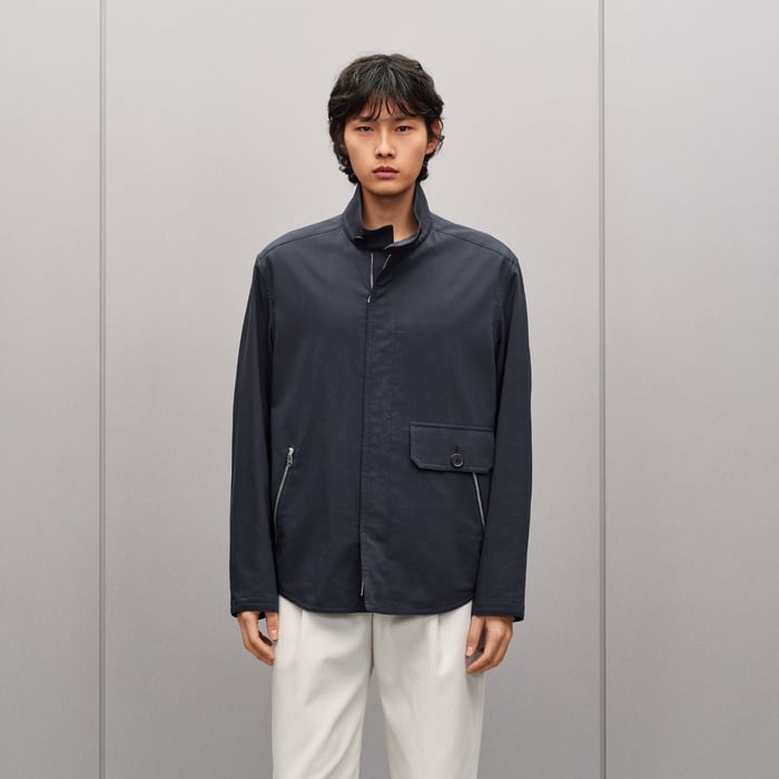 Marine "Neo Pique" Overshirt