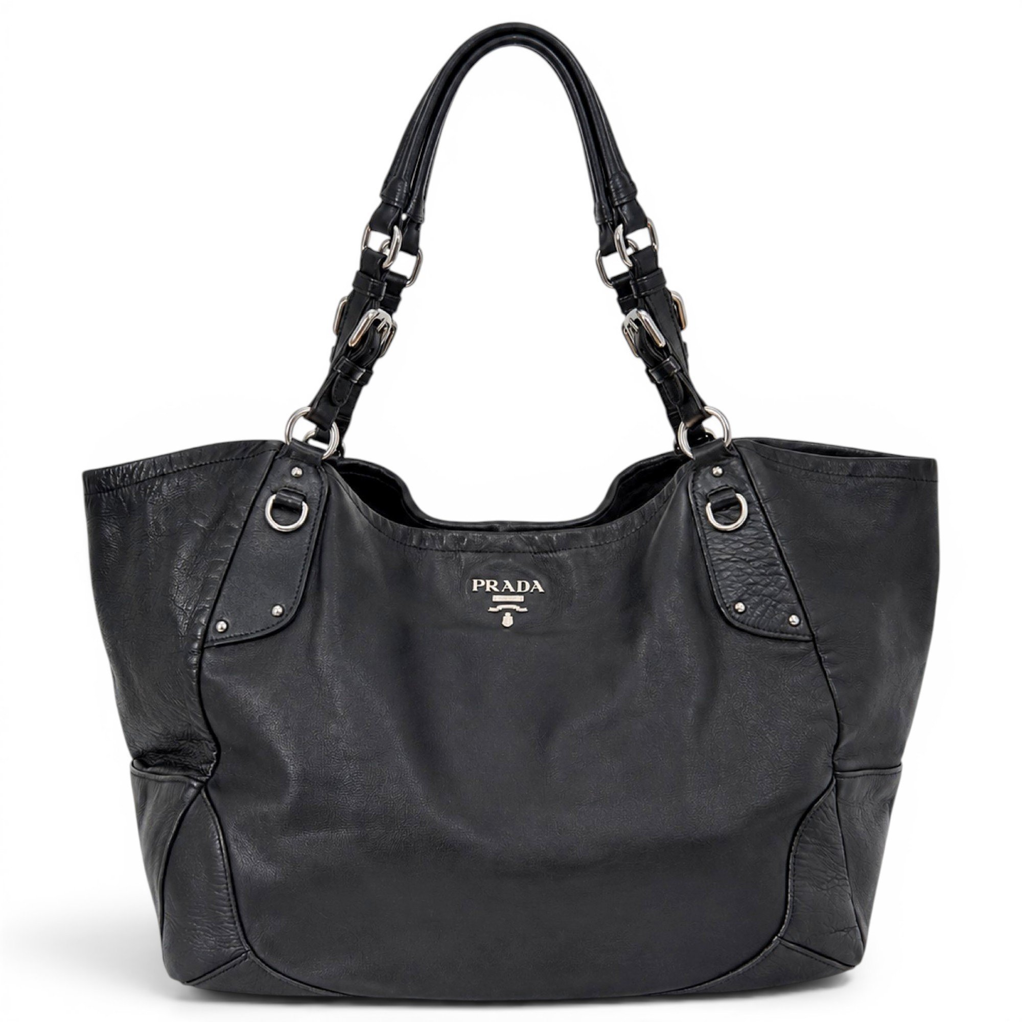 Leather tote