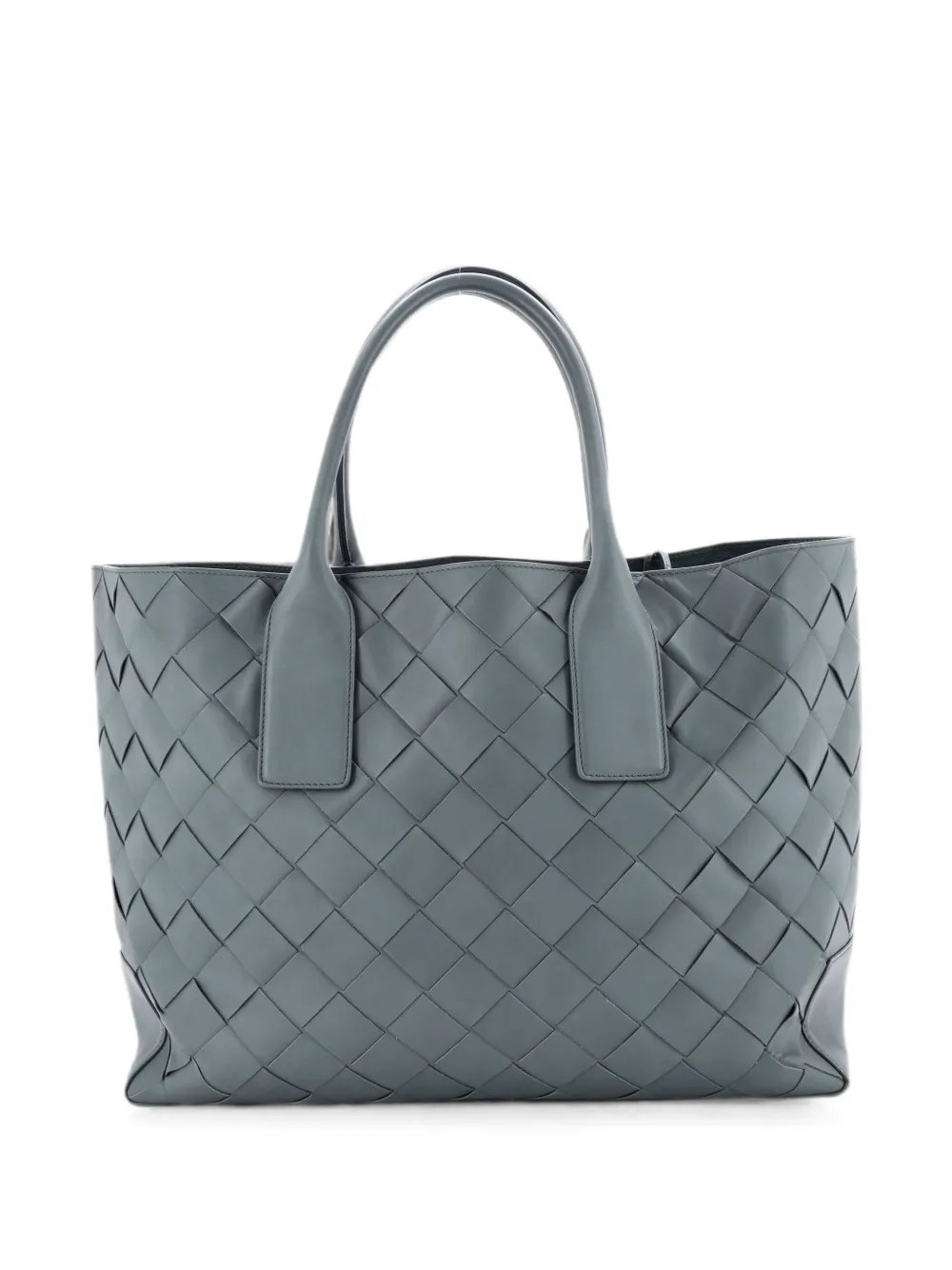 Open Maxi Intrecciato Leather tote bag