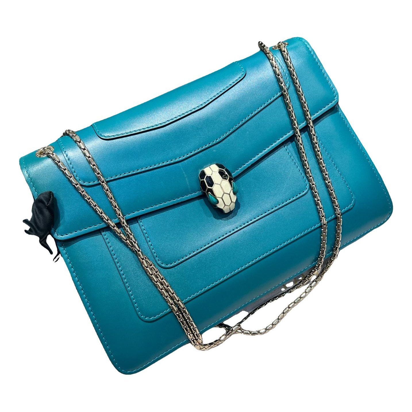 Serpenti leather handbag