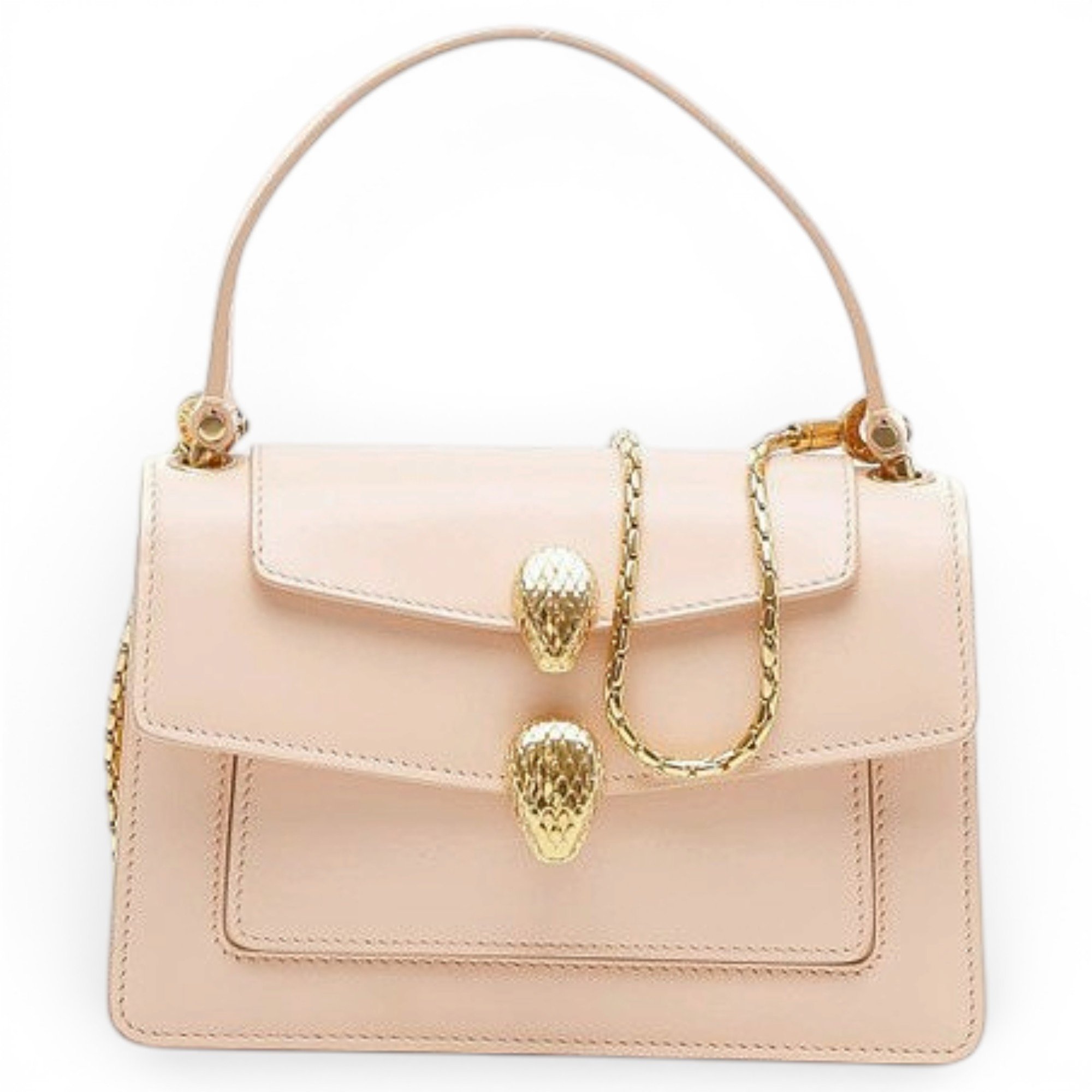Serpenti leather handbag