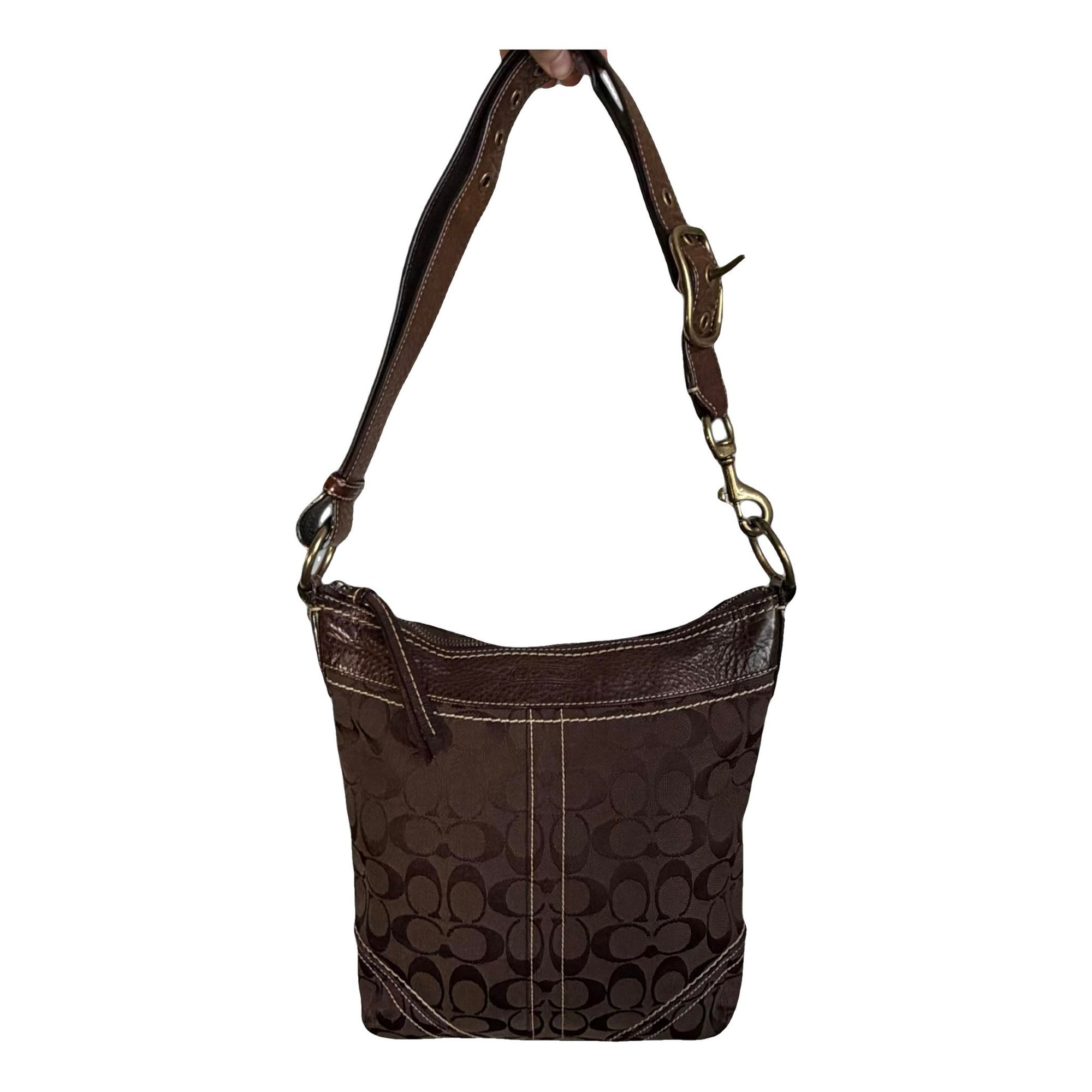 Signature Sufflette cloth handbag