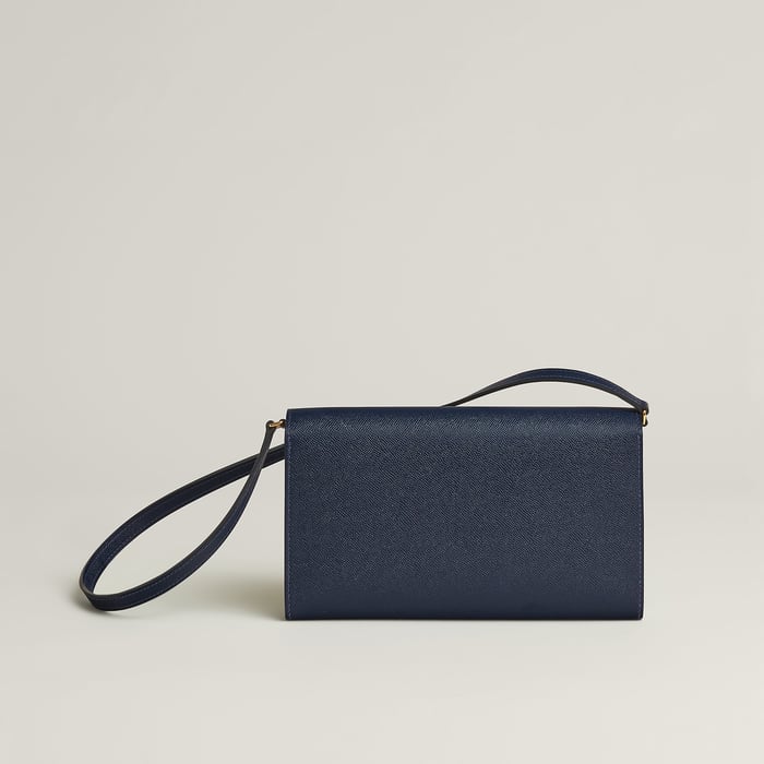 Bleu Nuit Charniere to Go Pouch