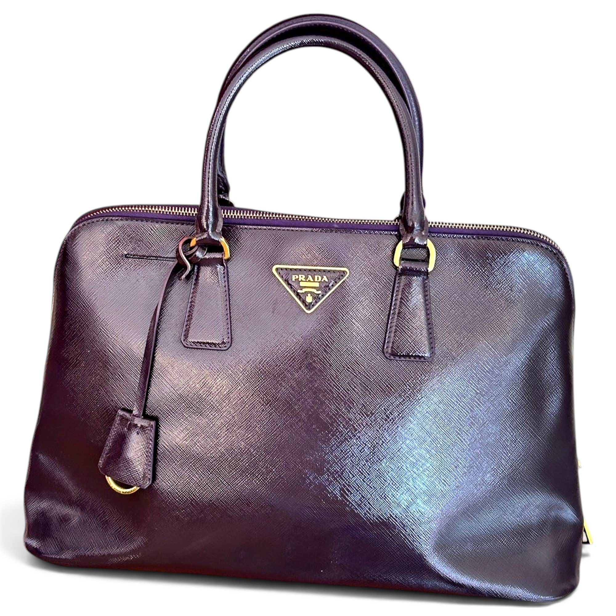 Promenade leather handbag