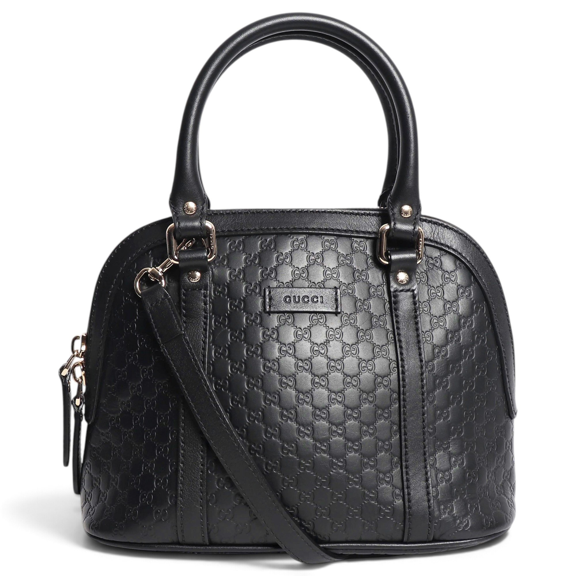 Dôme leather handbag