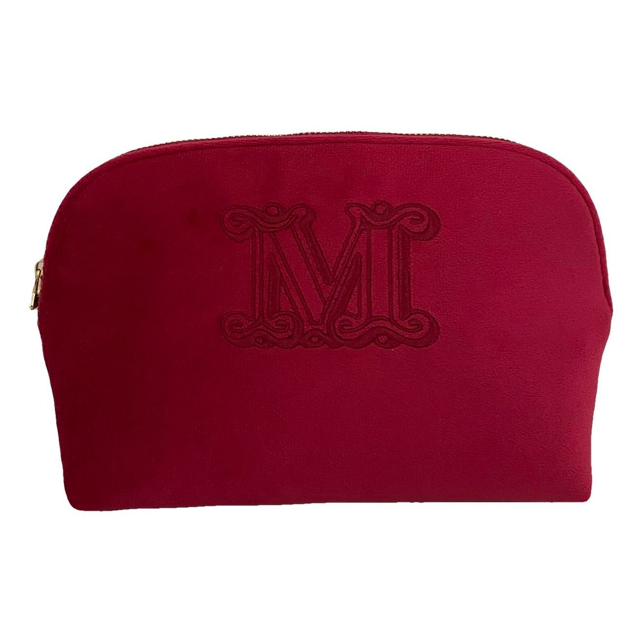 Velvet clutch bag