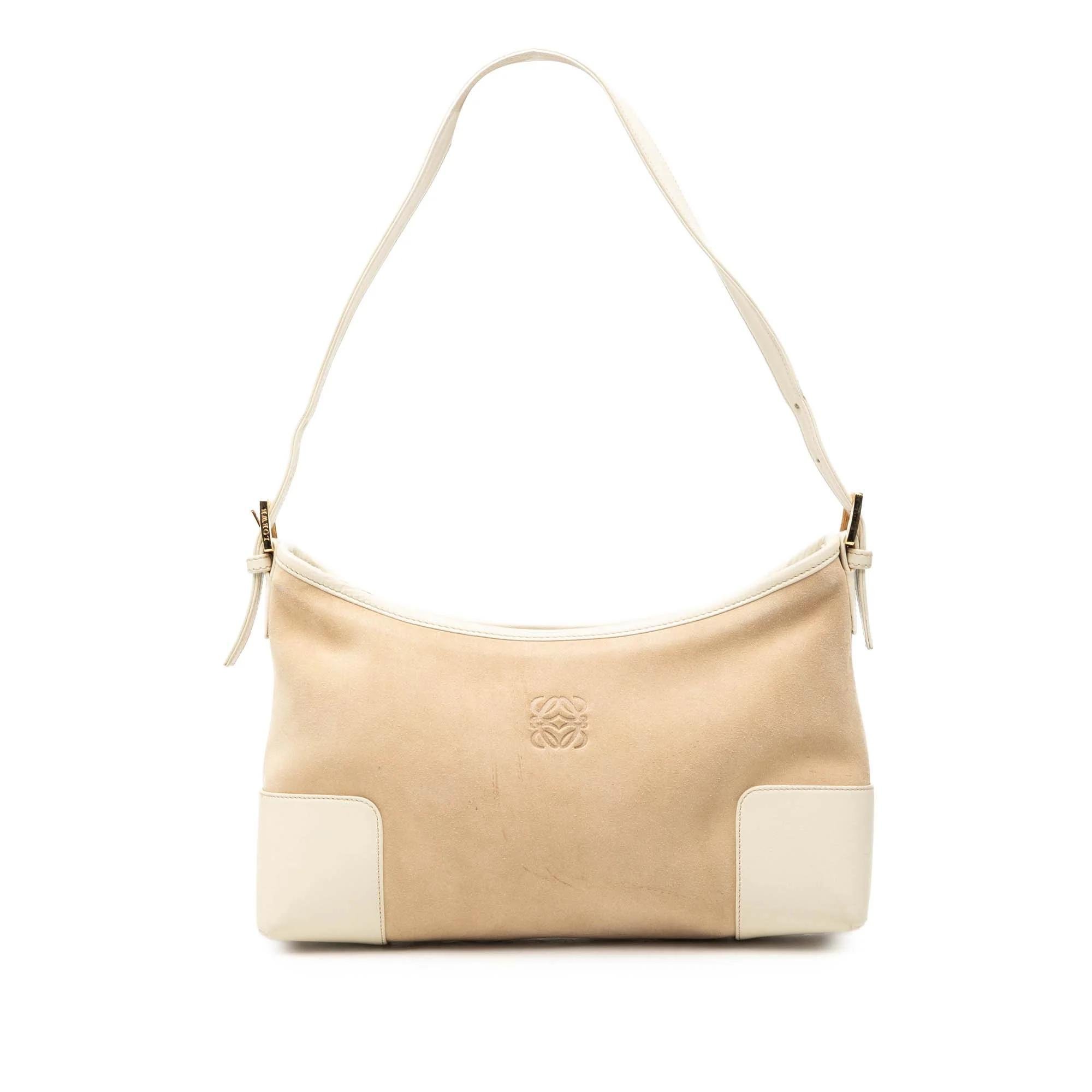 Anagram leather handbag
