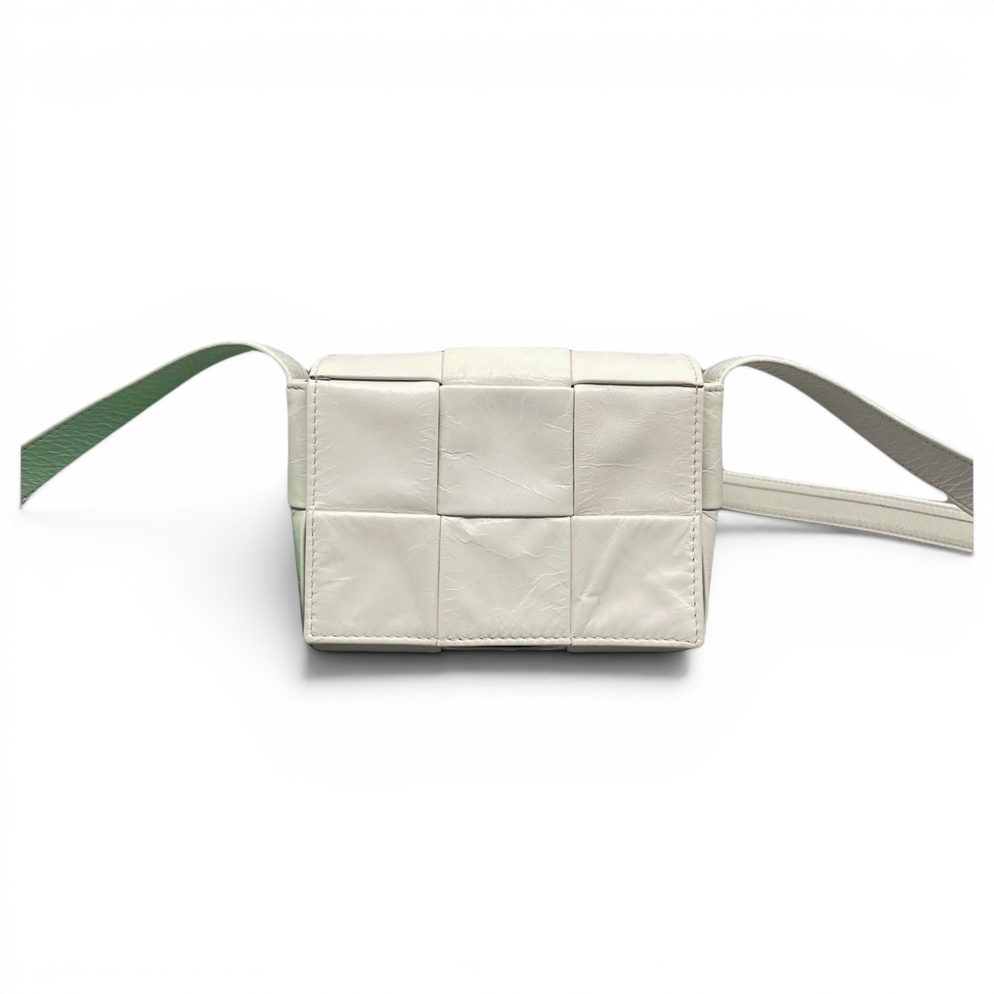 Cassette leather handbag