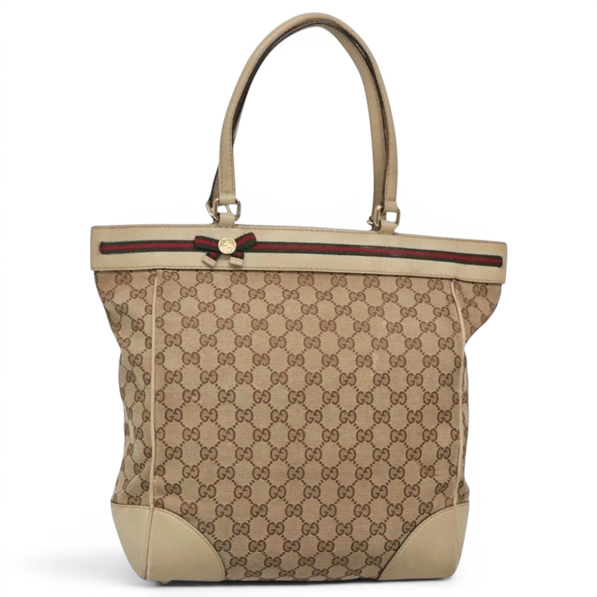 Leather tote