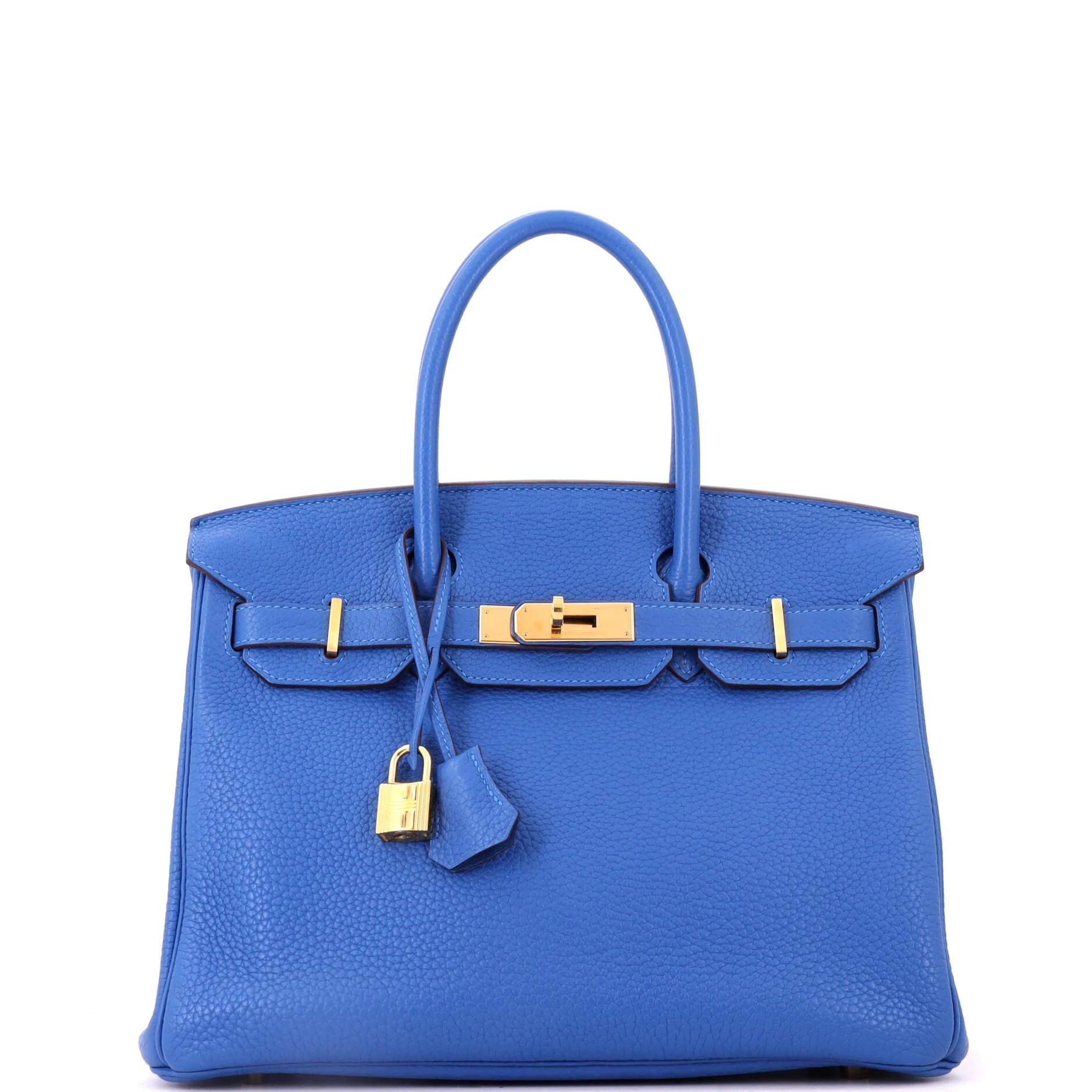 Birkin 30 leather handbag