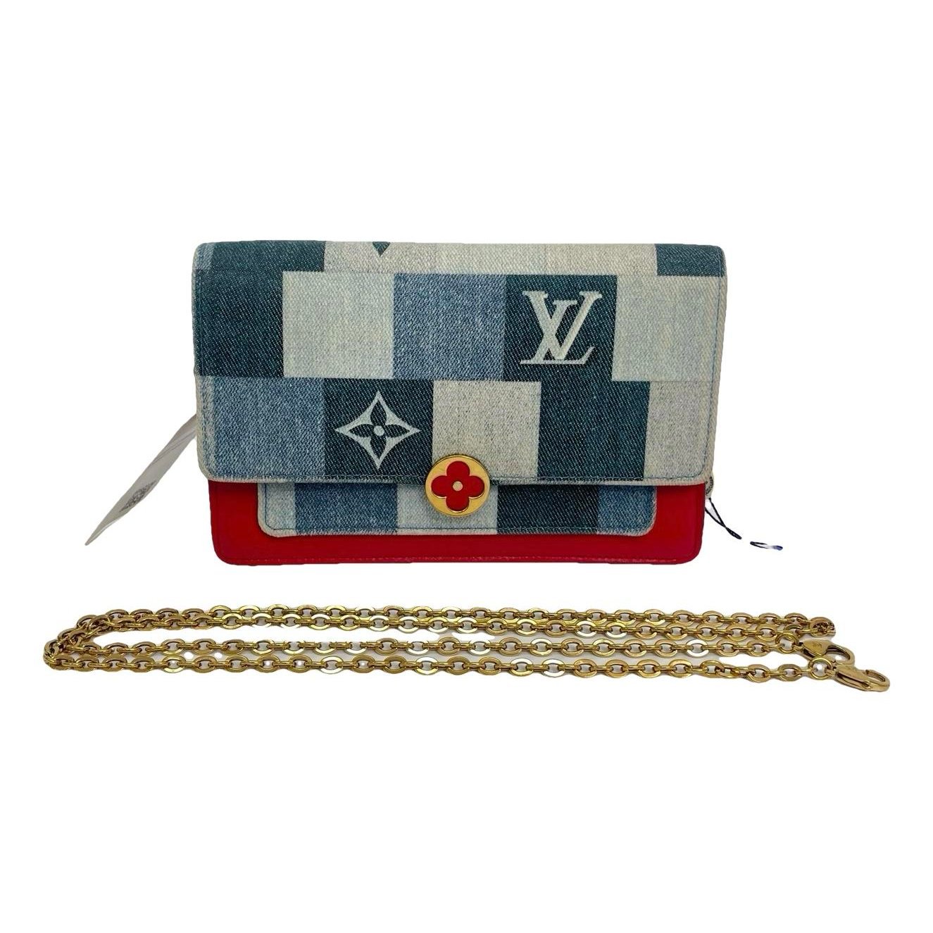 Chaîne Flore leather handbag