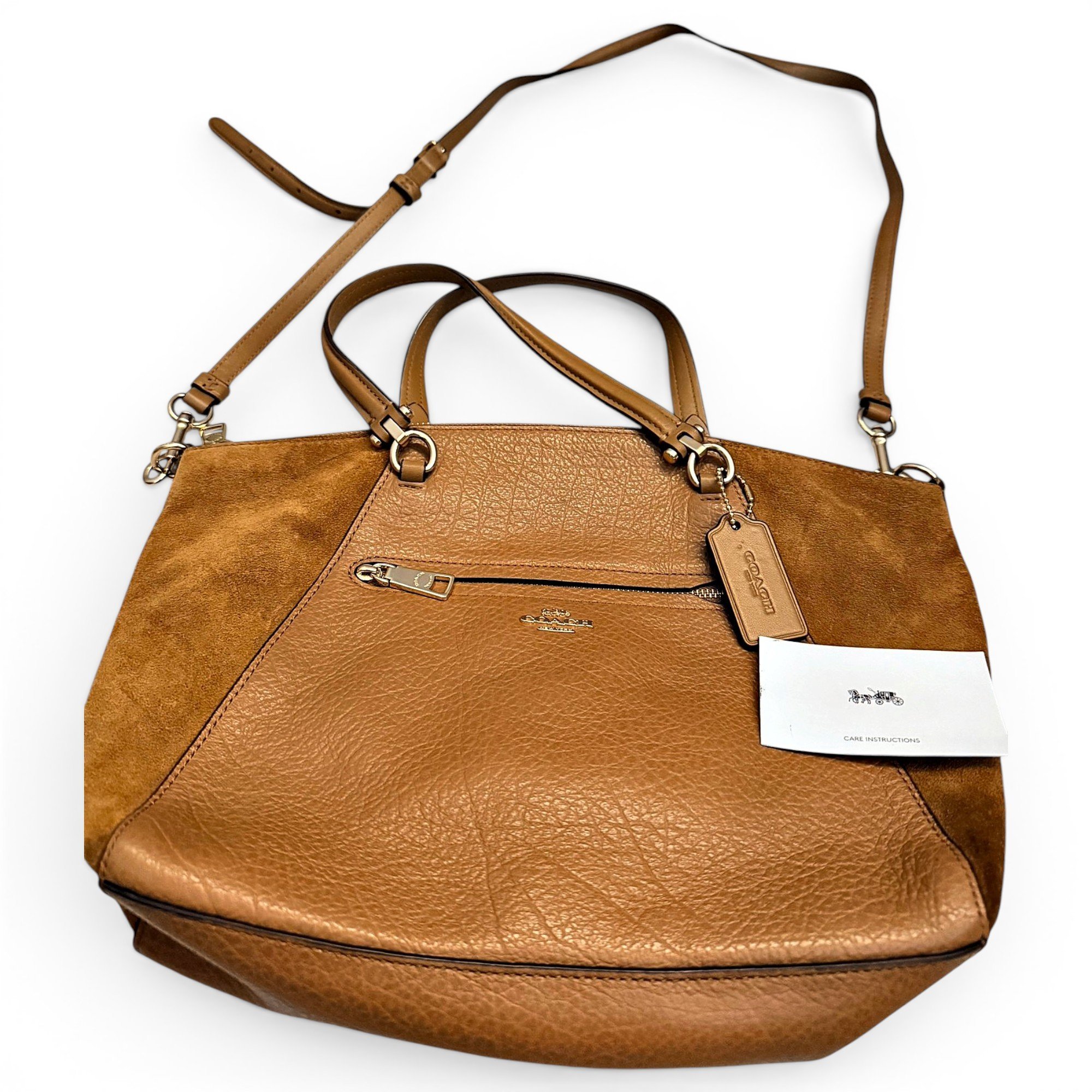 Prairie Satchel pony-style calfskin handbag