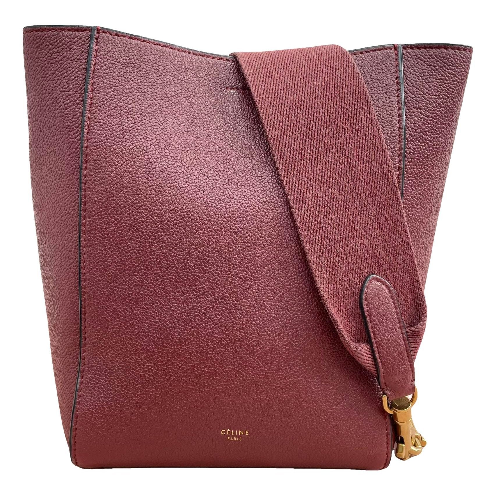 Seau Sangle leather handbag