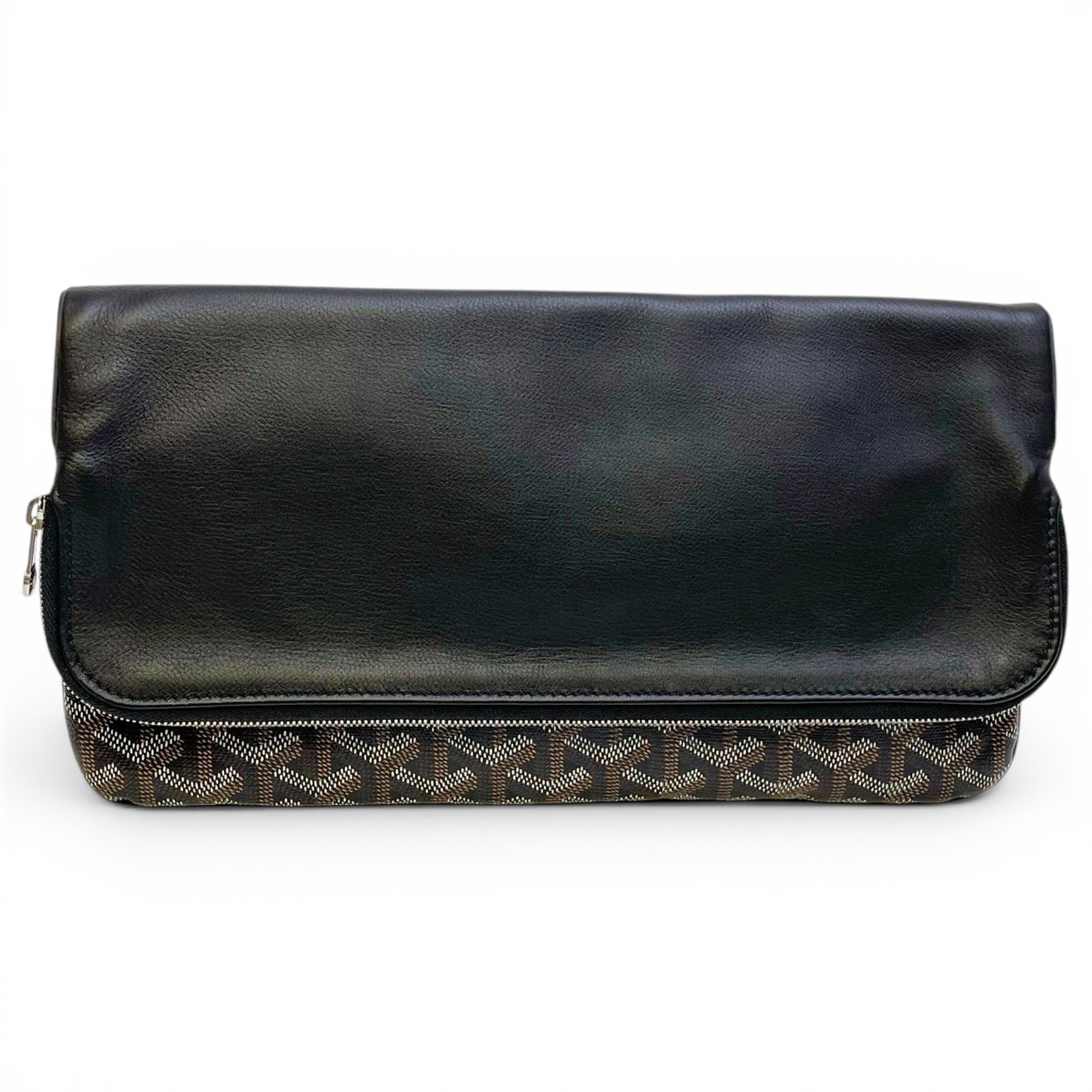 Goyard Sainte-Marie leather clutch bag
