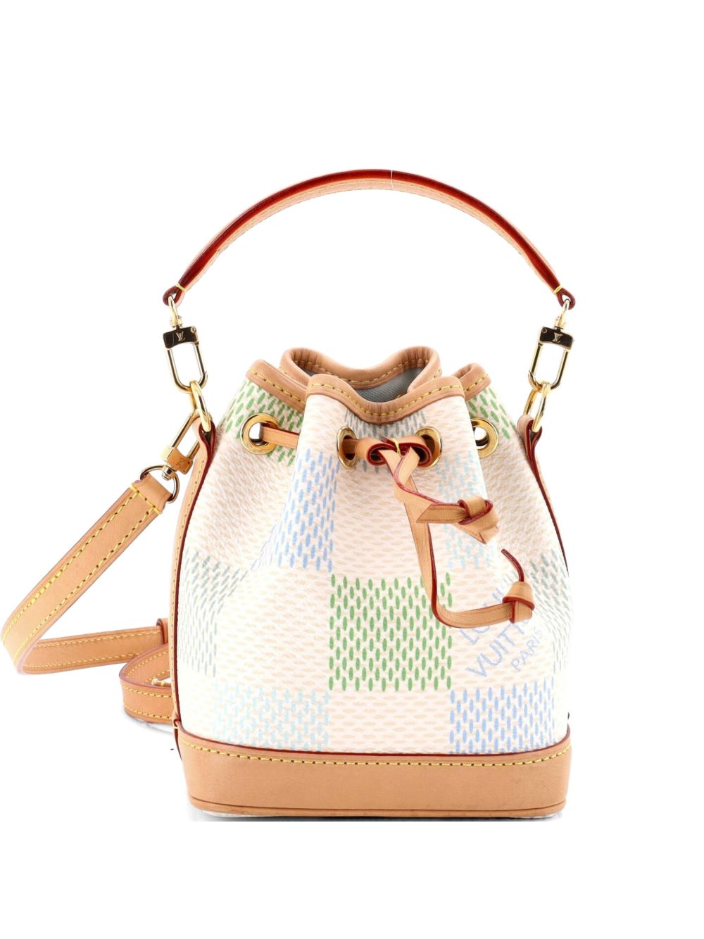 Noe NM Handbag Limited Edition Damierlicious Giant Nano bucket bag