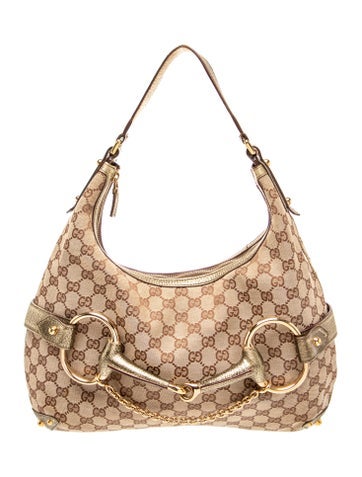 GG Canvas Horsebit Chain