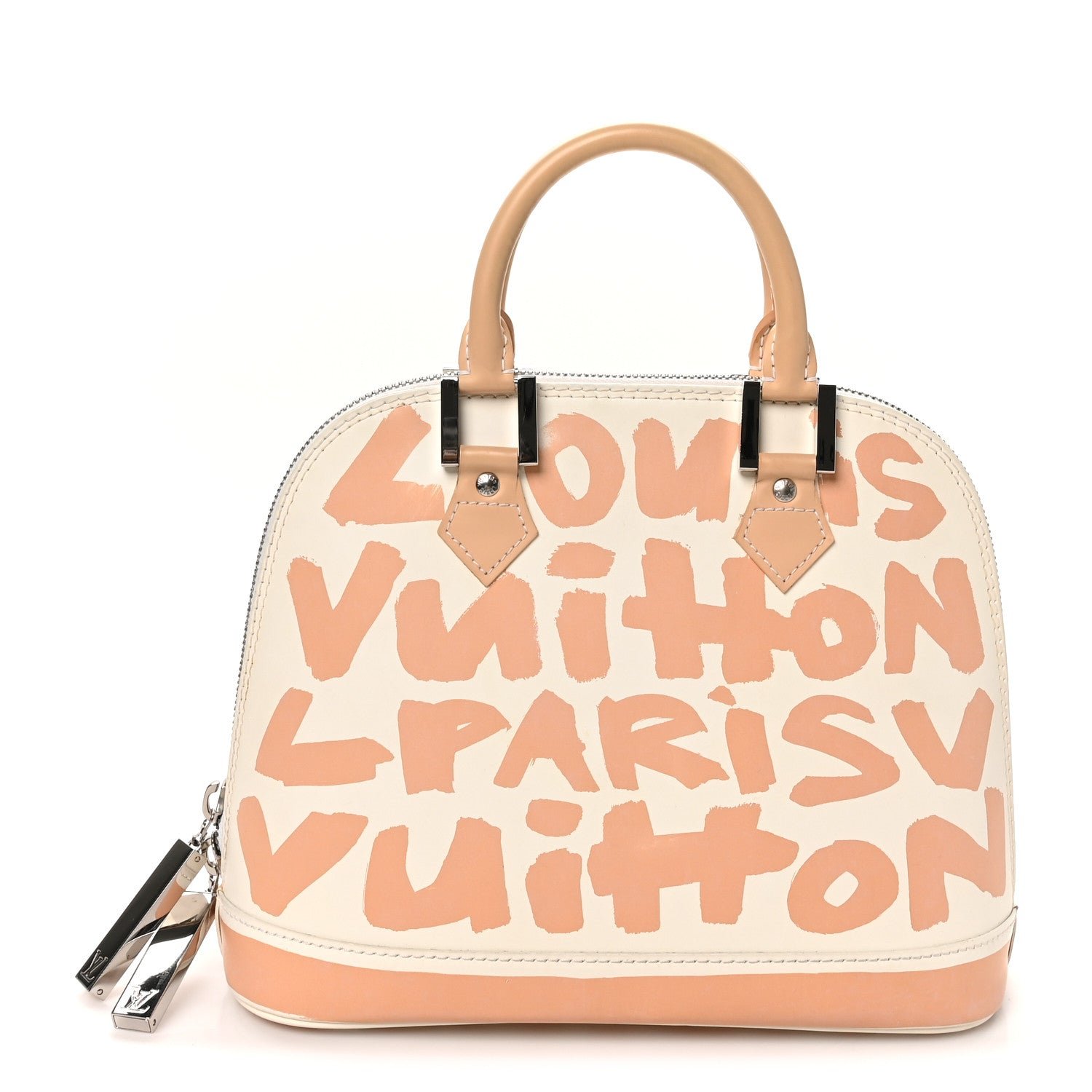 Louis Vuitton Graffiti Alma MM Peach