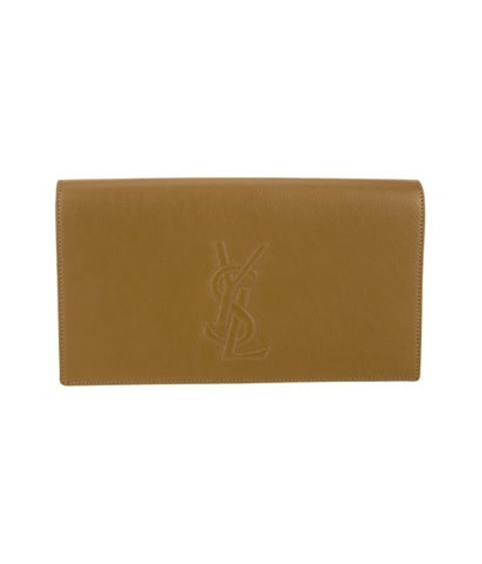 Saint Laurent Saint Laurent Leather Clutch
