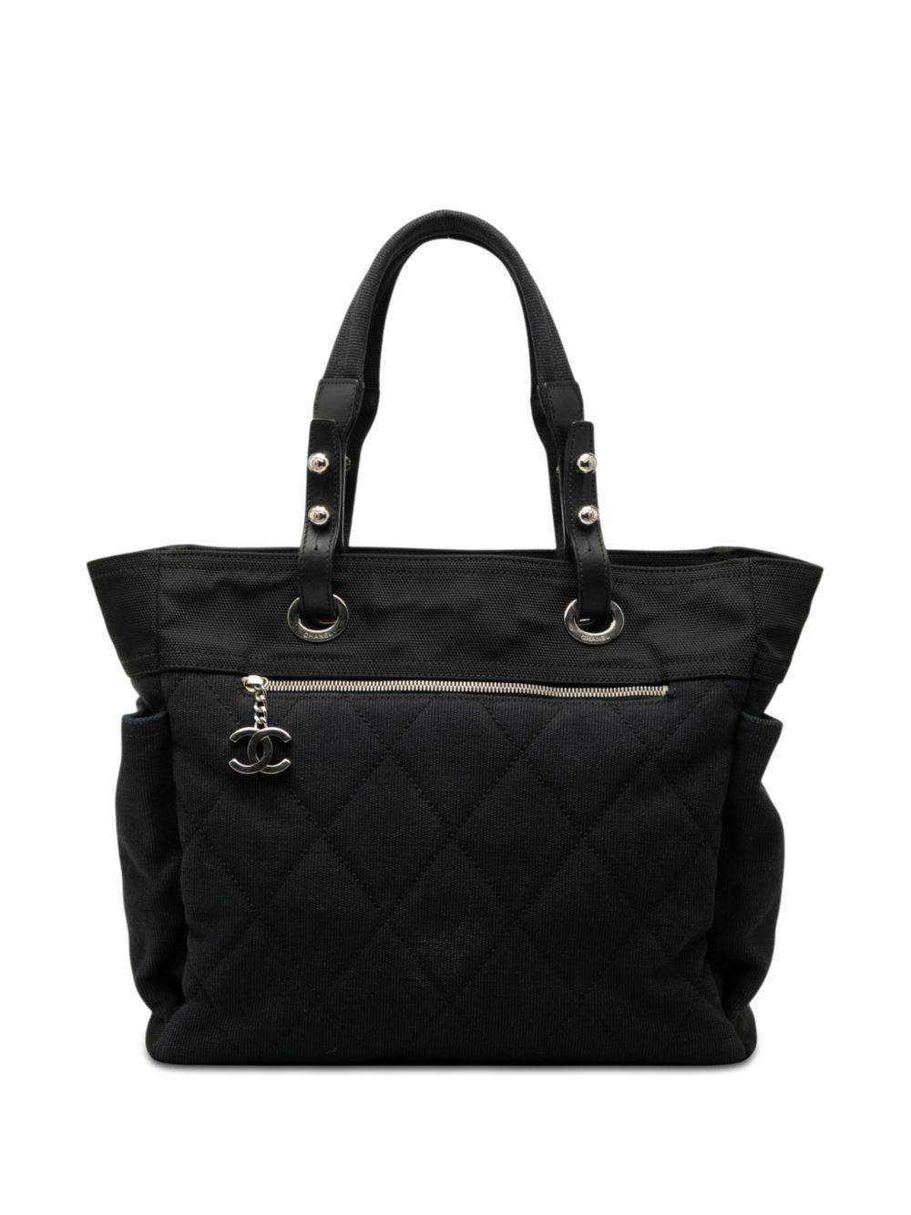 2009-2010 Large Quilted Canvas Paris Biarritz tote bag