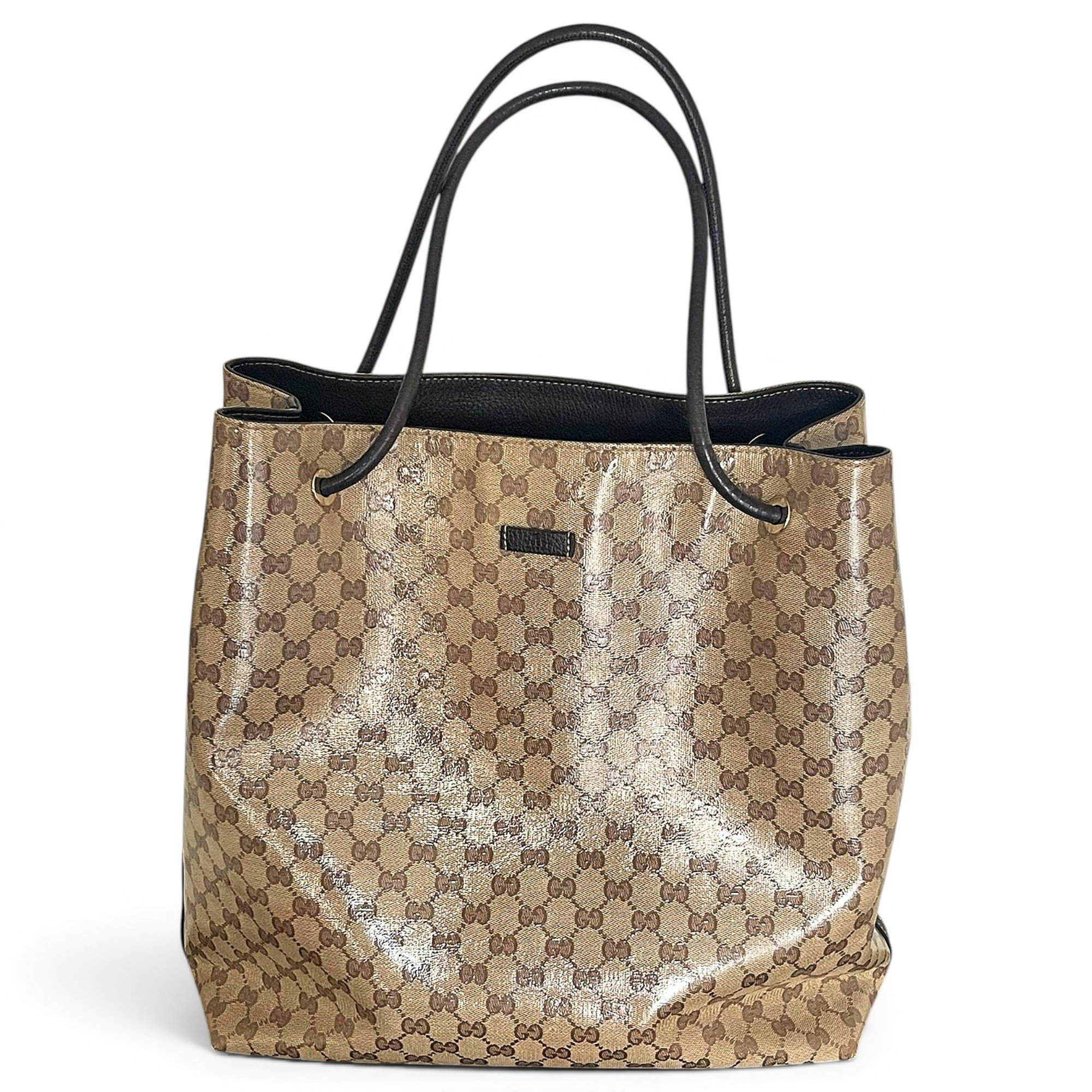 Leather tote