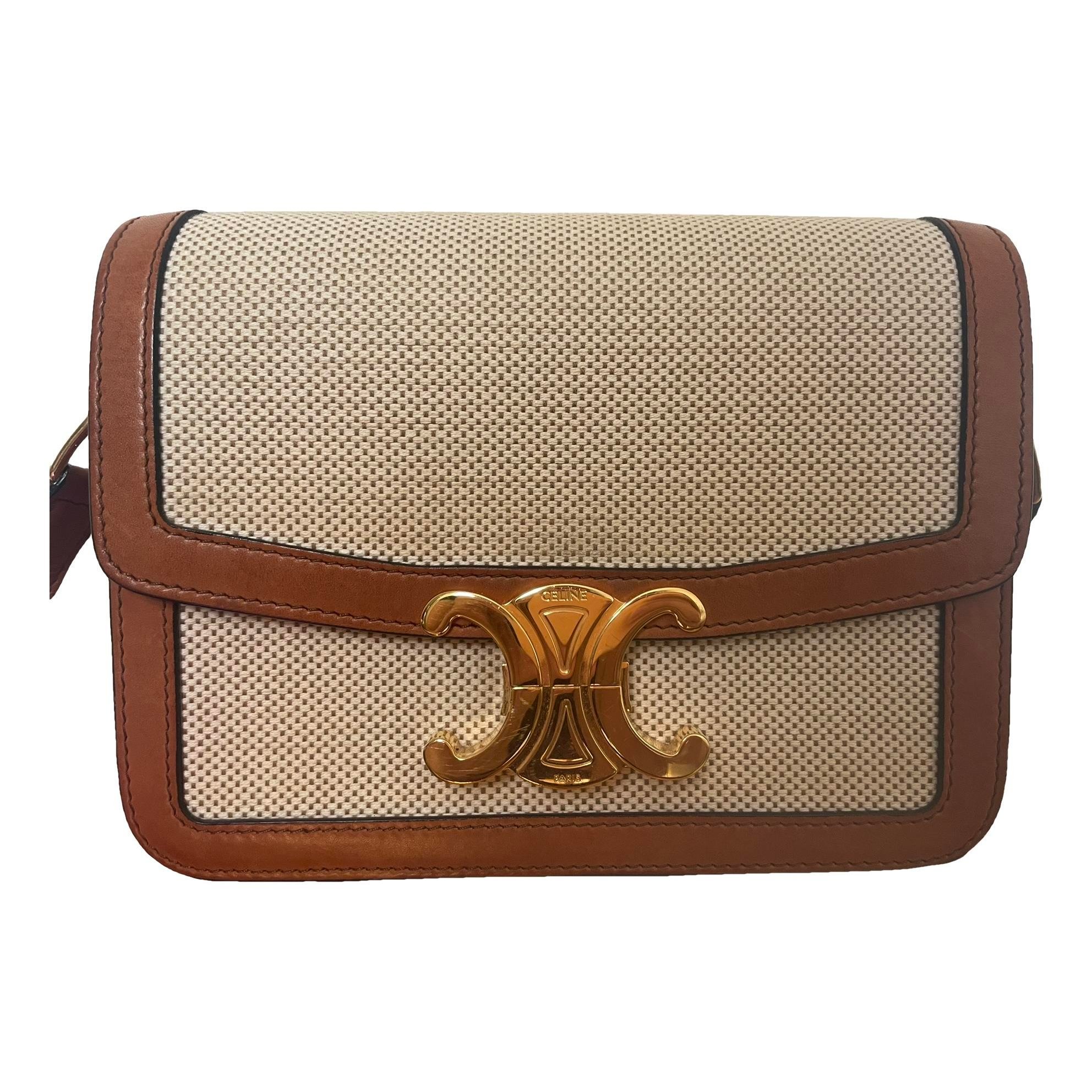 Triomphe leather handbag