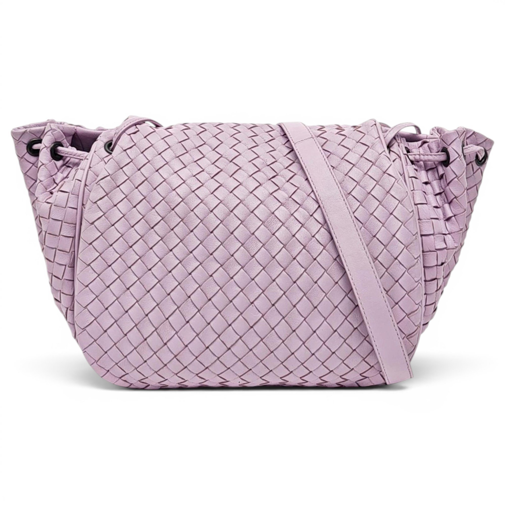 Beak leather crossbody bag