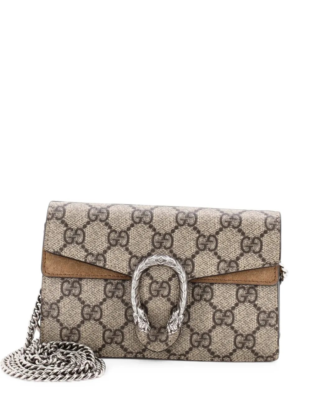 Dionysus Bag GG Coated Canvas Super Mini crossbody bag