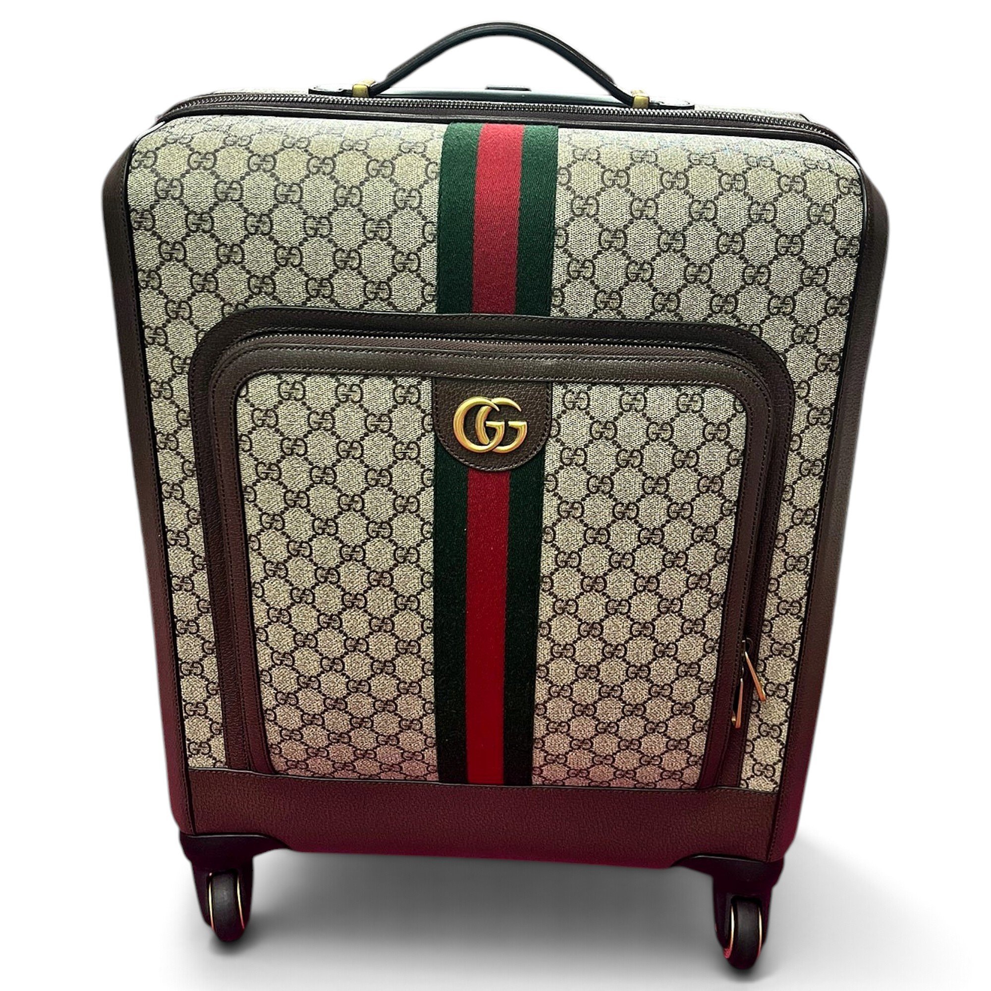 Ophidia leather travel bag