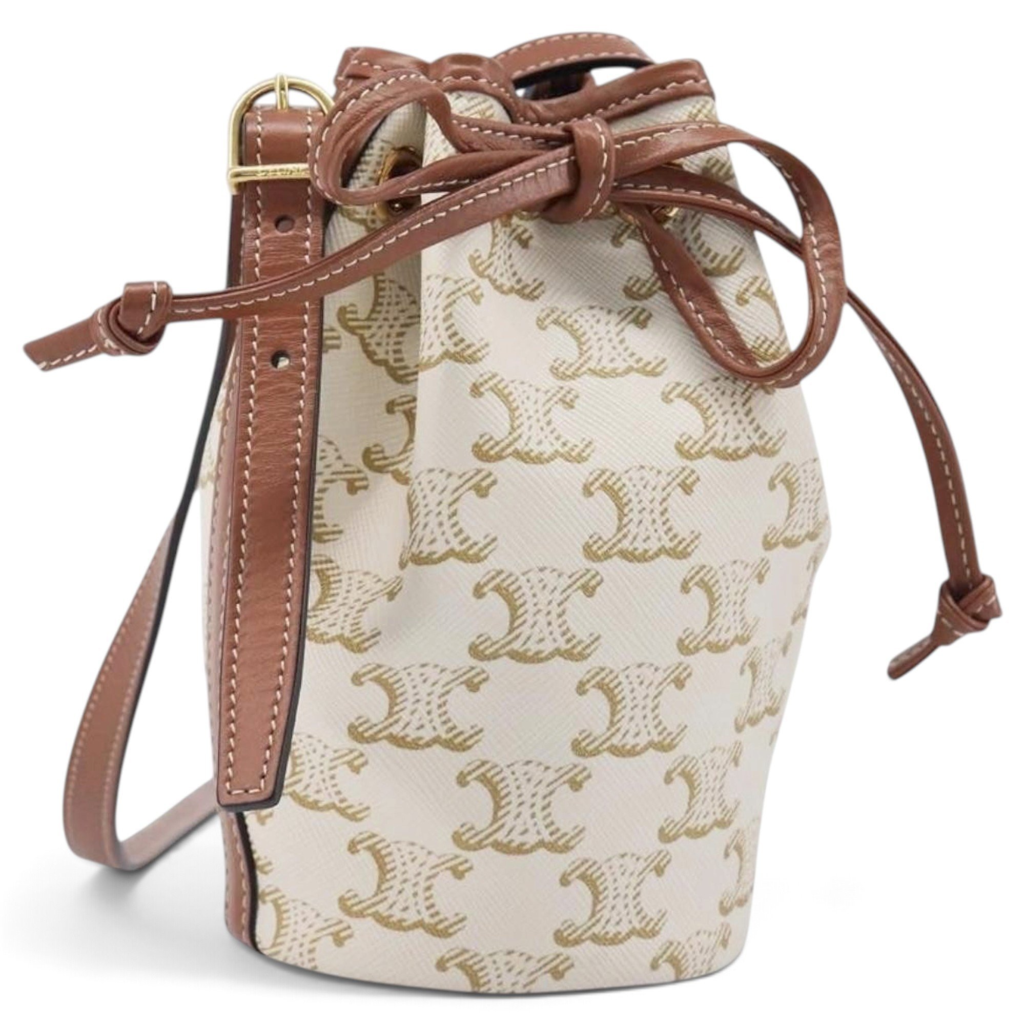 Triomphe leather handbag
